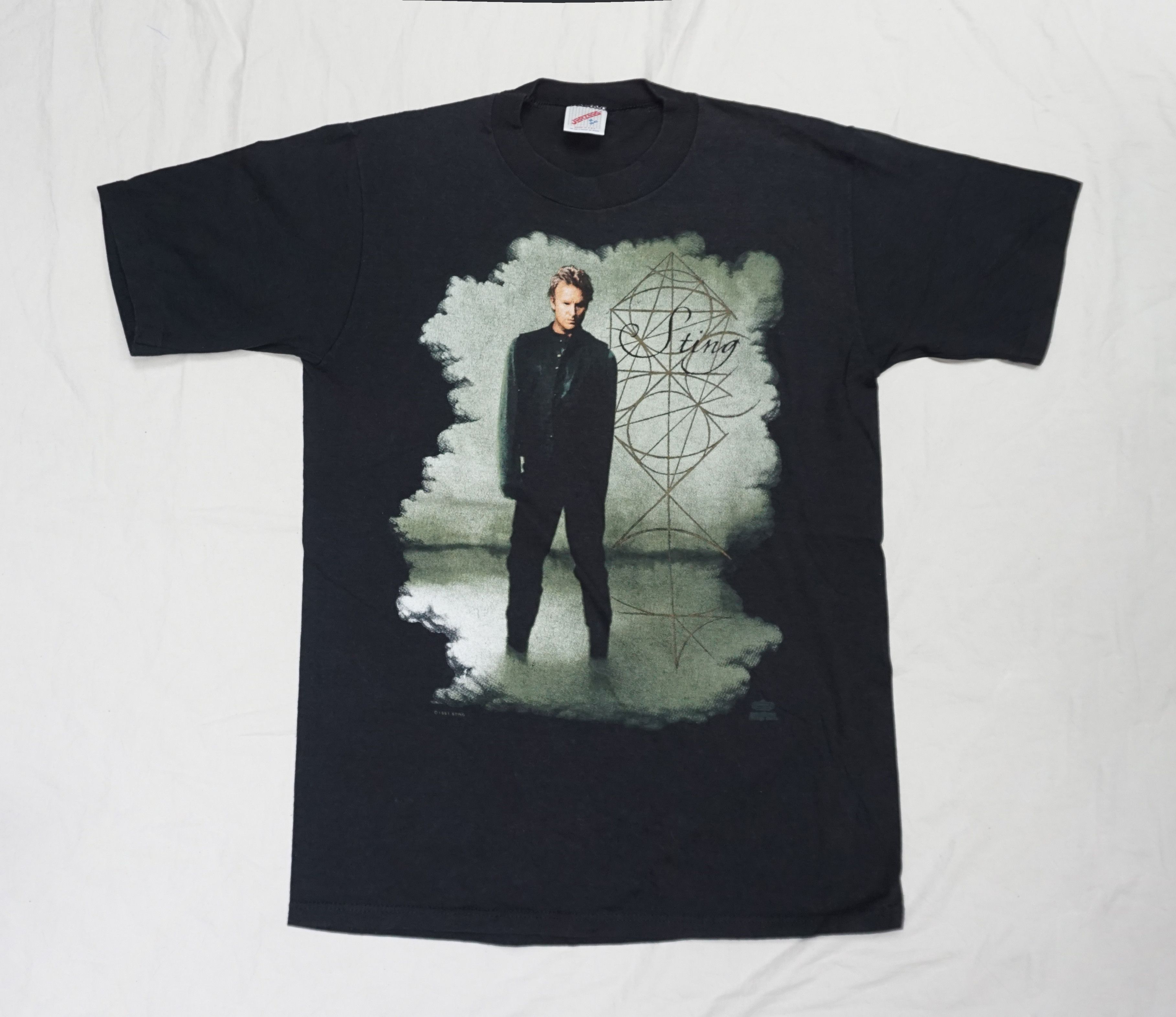 Band Tees × Mostly Heard Rarely Seen × Vintage 90's Sting "The Soul Cage" Tour T-shirt Size US M / EU 48-50 / 2 - 1 Thumbnail