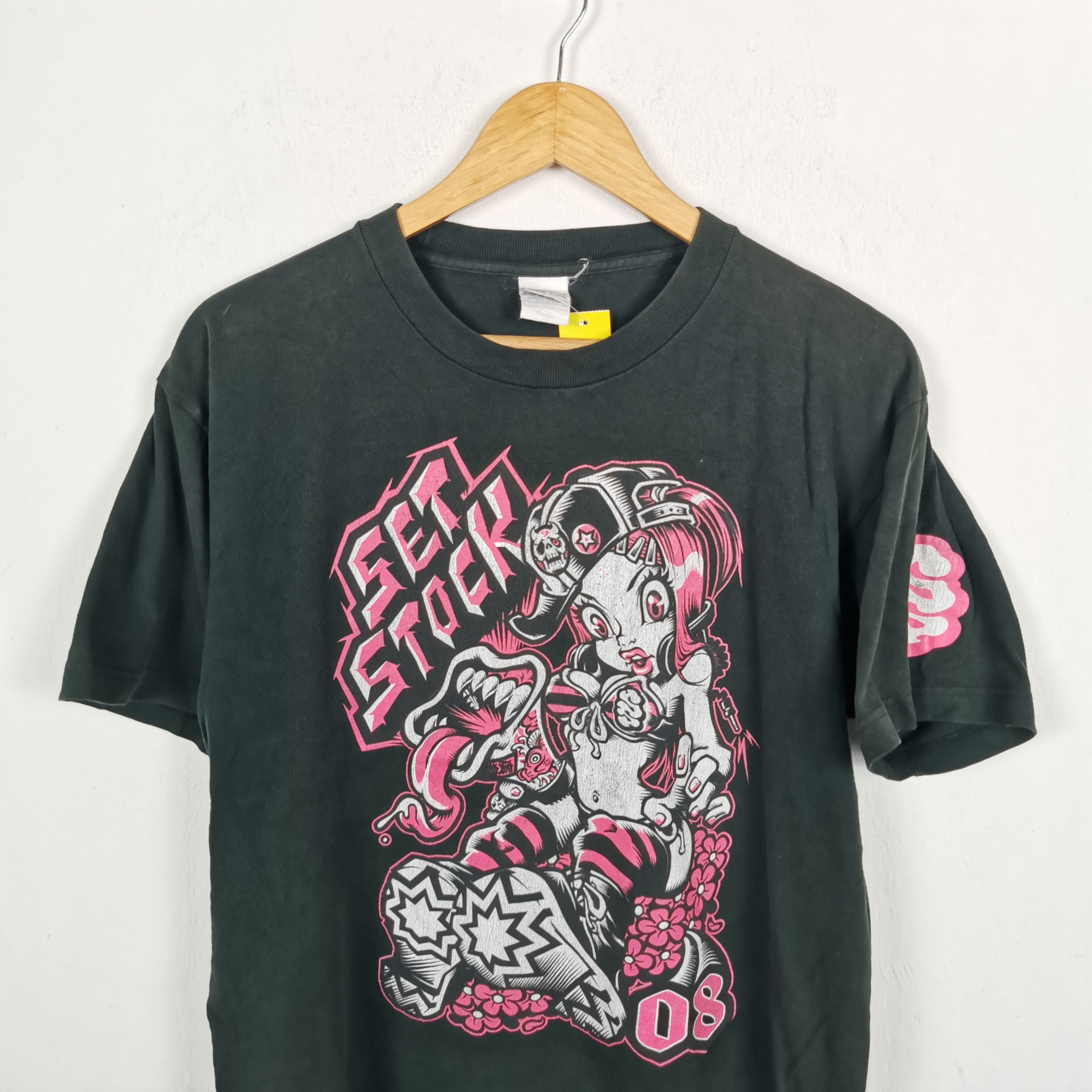 Vintage Vintage Set Stock Tour T-Shirt Japanese Nude Crewneck Tees Size US L / EU 52-54 / 3 - 3 Thumbnail