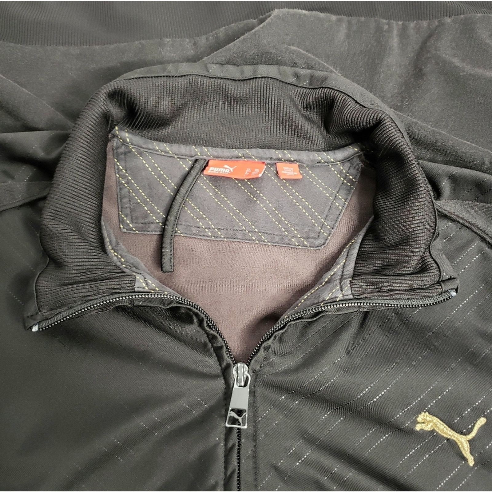 Puma Puma Striped Zip Track Performance Athletic Jacket XXL Size US XXL / EU 58 / 5 - 4 Thumbnail