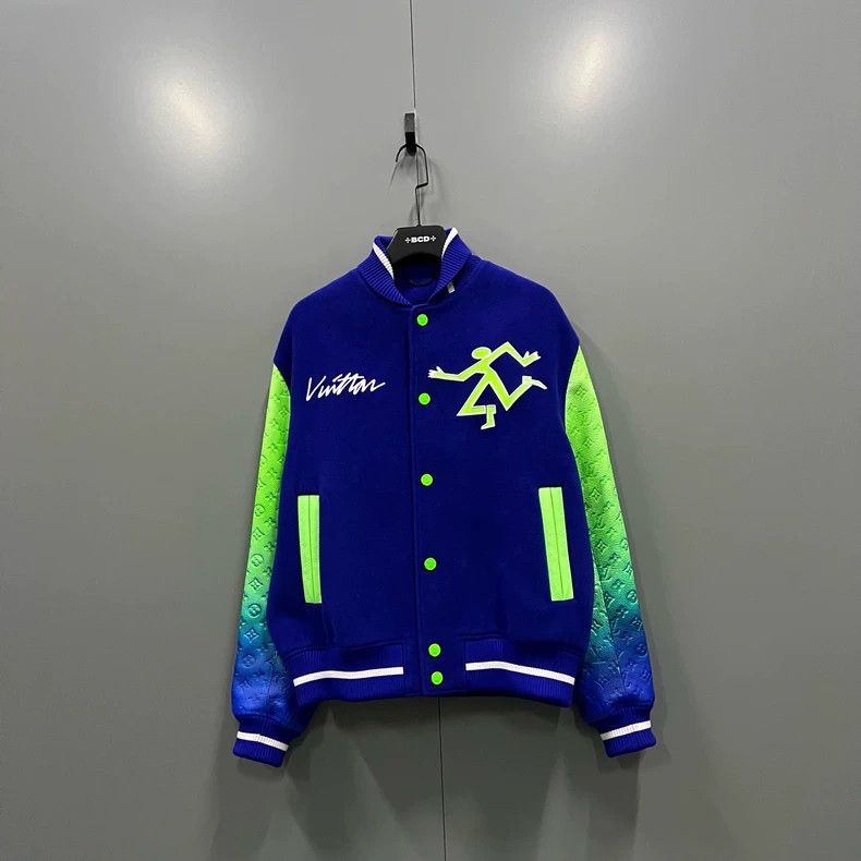 Louis Vuitton Louis Vuitton Gradient logo baseball uniform jacket 2501-Ne Size US L / EU 52-54 / 3 - 1 Thumbnail