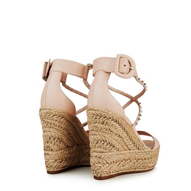 Christian Louboutin Chocazeppa Spikes 120mm Espadrille Wedges Size US 10 / IT 40 - 5 Thumbnail