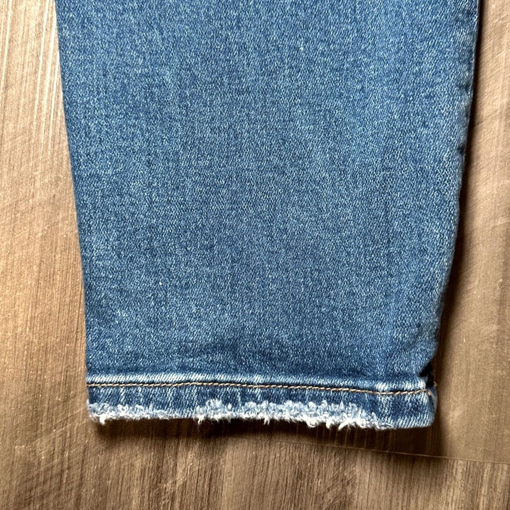 Vintage VERVET BY FLYING MONKEY Vervet Blue Fading Whiskering High Rise Skinny Jeans 27 Ladies Womens Jeans 27 Blue Skinny Vintage 90s Style Size 27" / US 4 / IT 40 - 3 Thumbnail