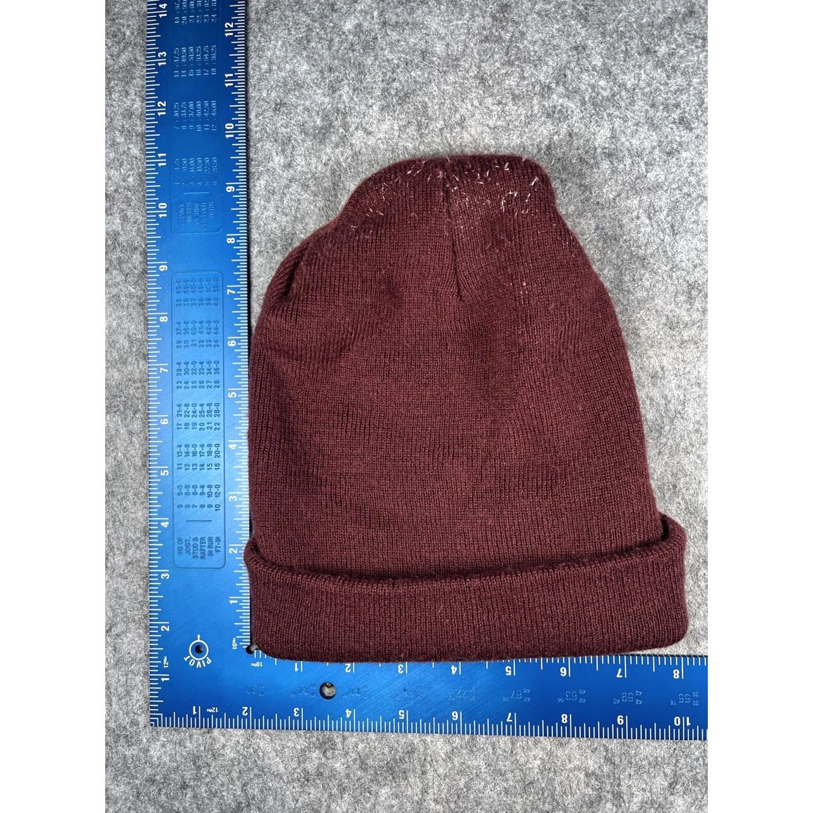 Port & Company Port & Company Hat Beanie Mens One Size Red Benedictine Brewery Logo Knit Winter Size ONE SIZE - 5 Thumbnail