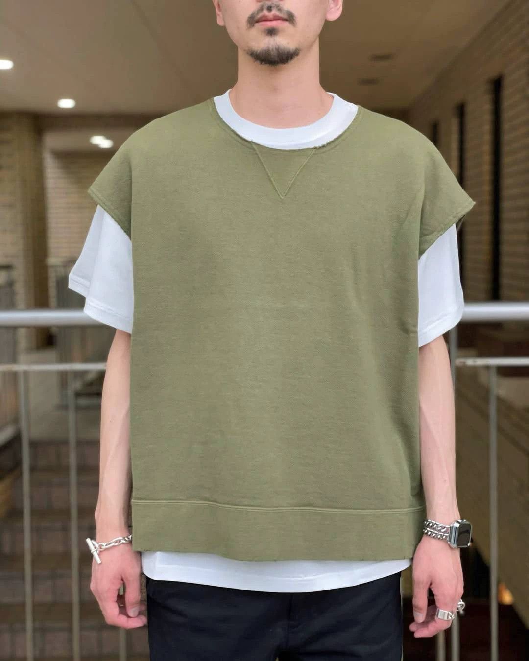 Visvim VISVIM MONDO SWEAT S/L U.D Vest 23SS Green Size 3 Size US L / EU 52-54 / 3 - 1 Thumbnail