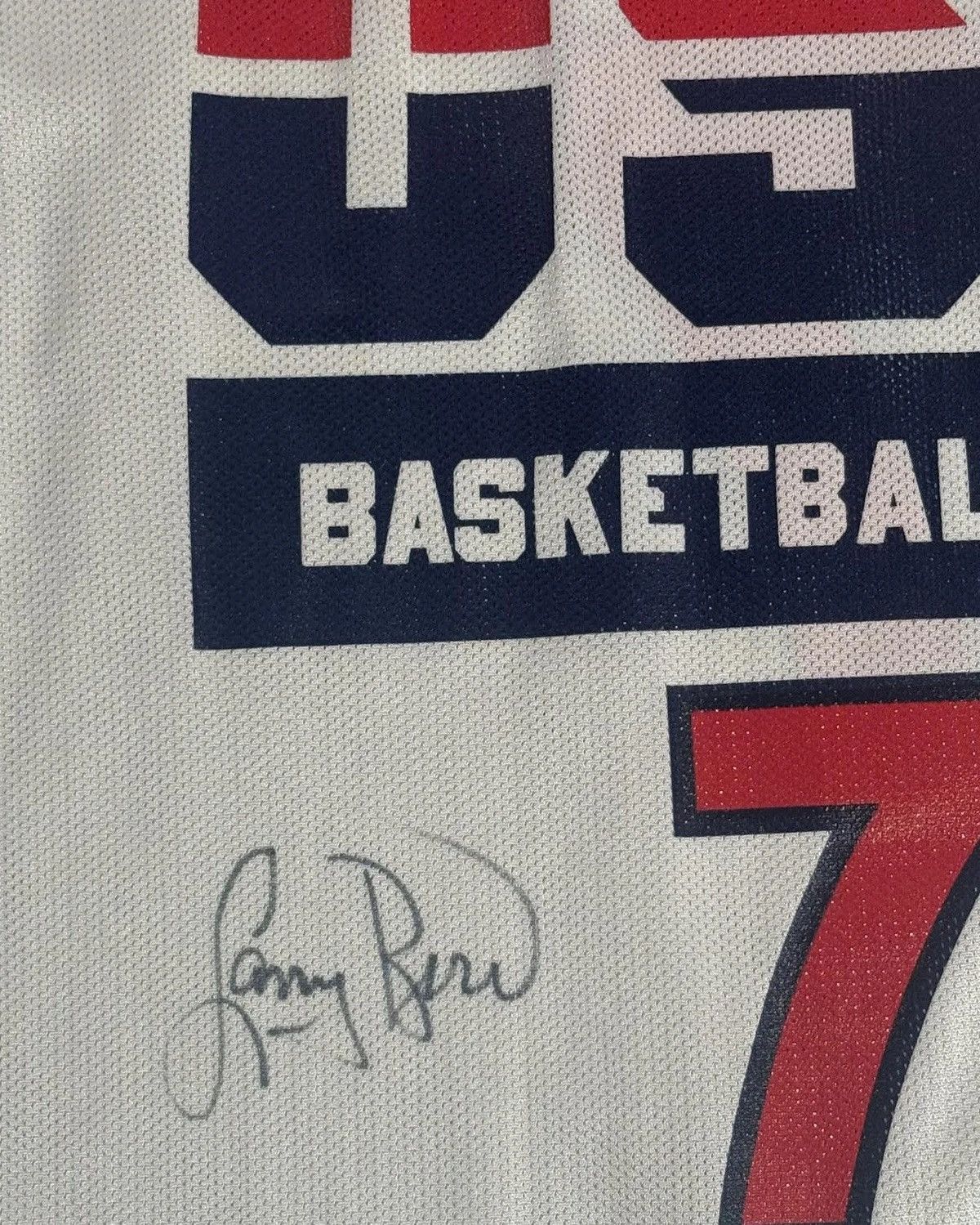 Champion Vintage Champion Larry Bird Dream Team Jersey Autographed Size US XL / EU 56 / 4 - 2 Thumbnail