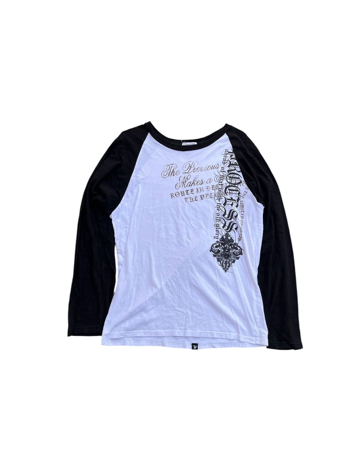 20471120 × Japanese Brand × Le Grande Bleu (L.G.B.) JAPANESE Y2K TGRAHPICS POEM LONGSLEEVE PUNK Size US M / EU 48-50 / 2 - 1 Thumbnail