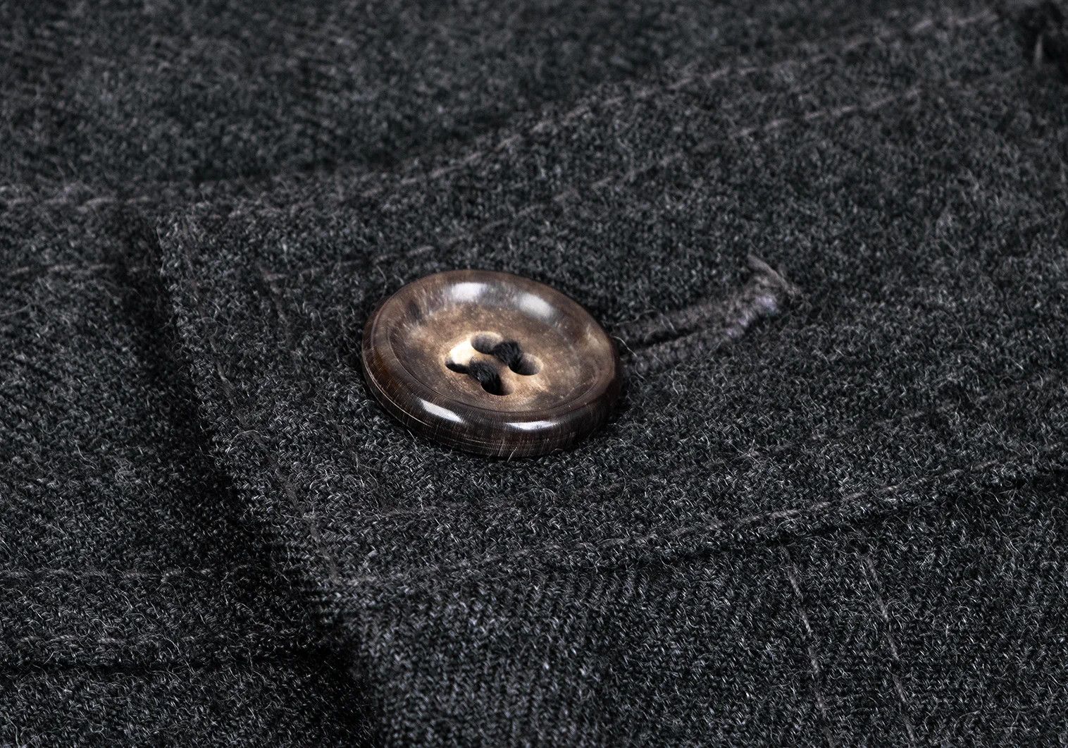 Comme des Garcons Homme Plus Wool Tapered Pants in Gray, Size S Size US 30 / EU 46 - 3 Thumbnail