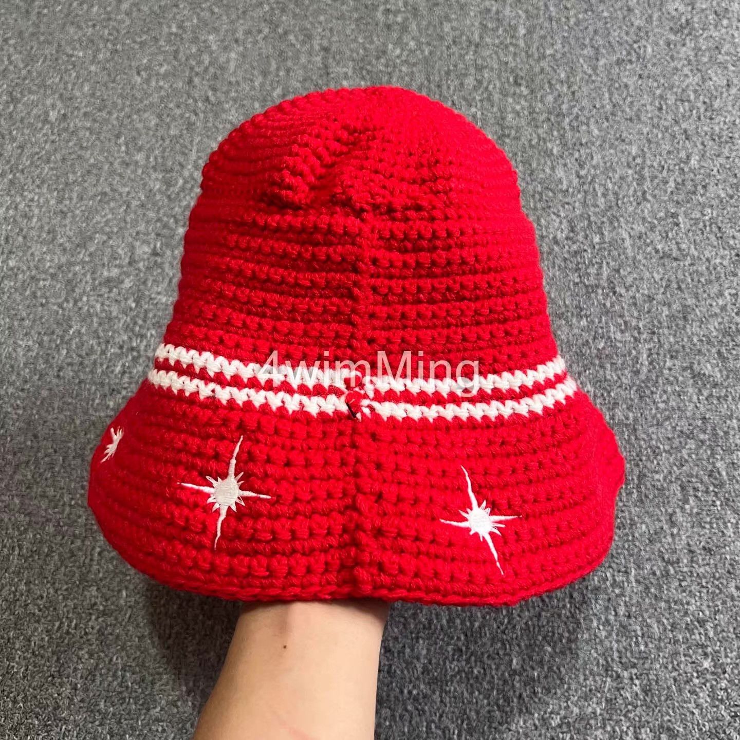 Billionaire Boys Club BBC Hand-Crocheted & Embroidered Knit Bucket Hat Q7 Size ONE SIZE - 8 Thumbnail