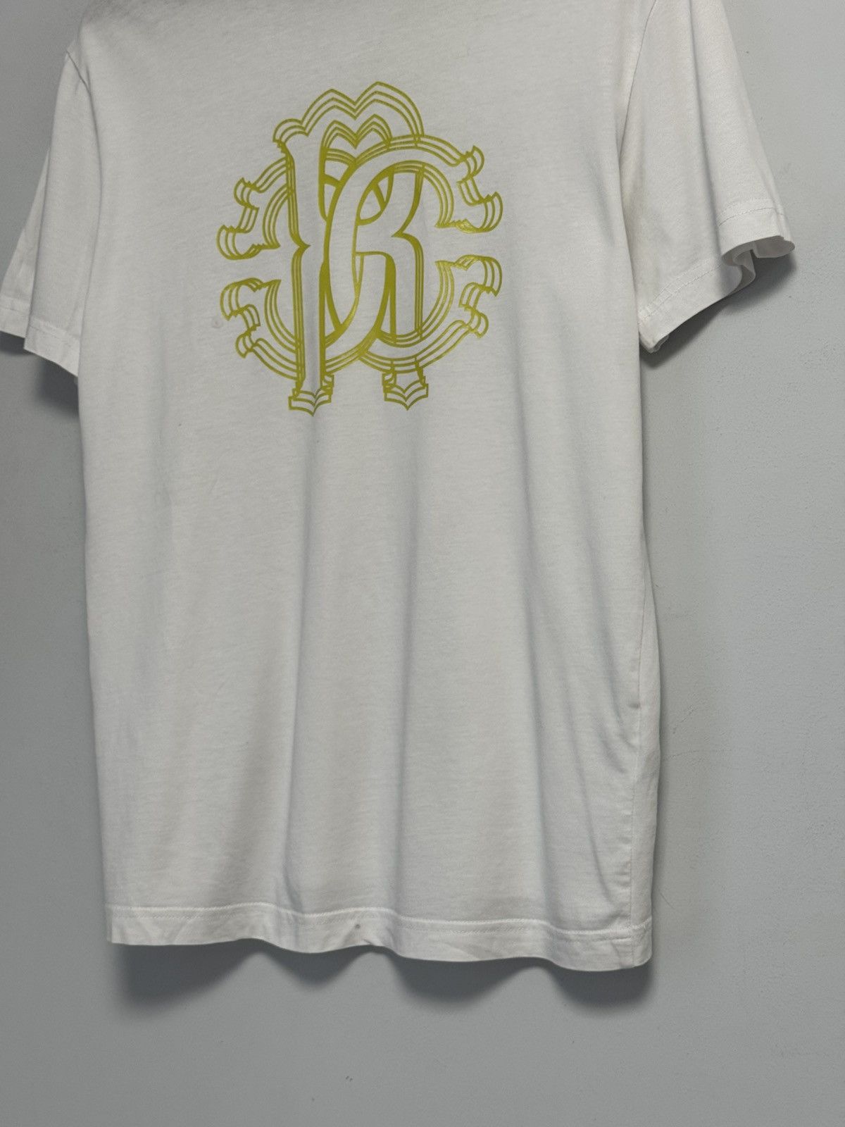 Roberto Cavalli Roberto Cavalli Graphic T-Shirt Mens White RC Snake Size US M / EU 48-50 / 2 - 3 Thumbnail