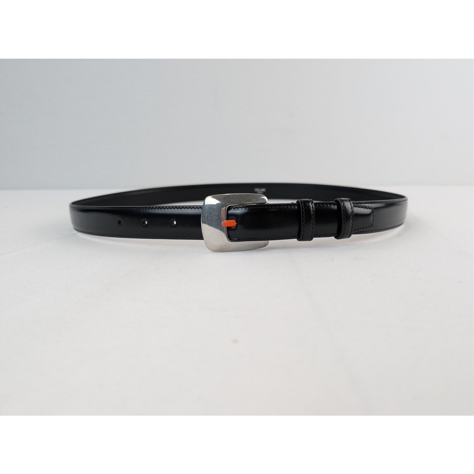 Celine o1rshd1 Size: 90cm / Men's Belt in Black Size 36 - 4 Thumbnail