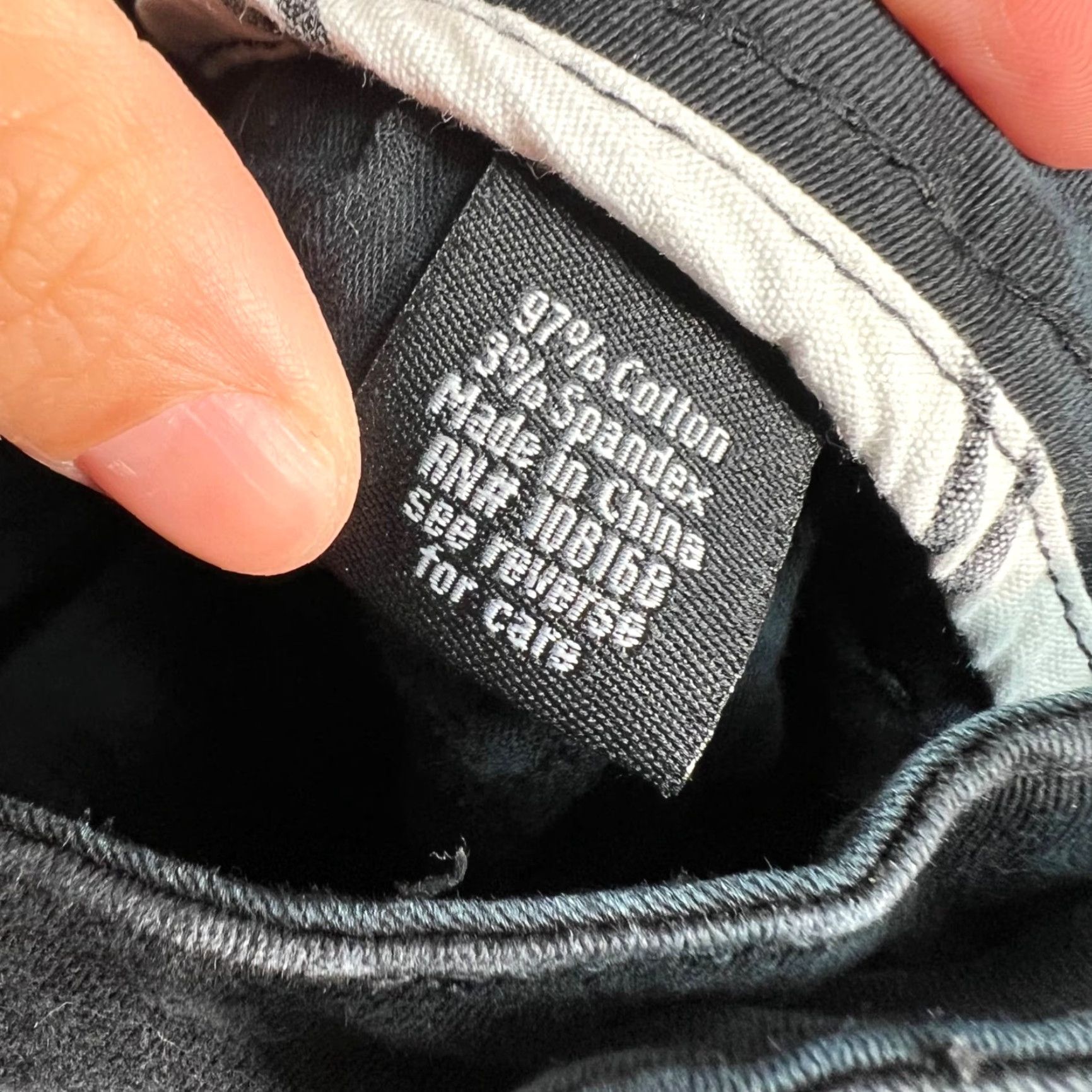 Rsq RSQ Jeans Mens 32 x 32 Skinny Fit Black Chino Pants Cotton Blend Jeans Skinny Fit 32 Black Chino RSQ Mens Pants Size 24" / US 00 / IT 34 - 4 Thumbnail