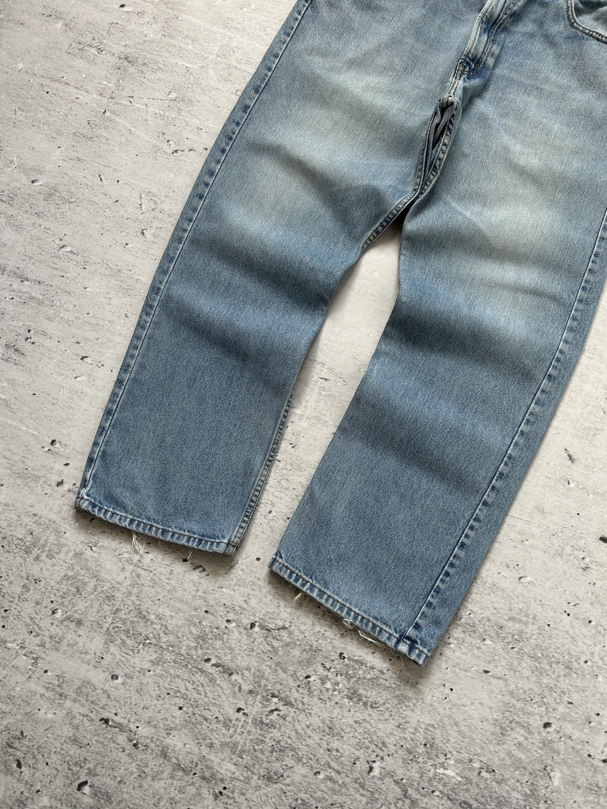 Levi's × Levi's Vintage Clothing × Vintage 🔥VINTAGE BAGGY LEVIS 505 DISTRESSED REGULAR FIT DENIM JEANS🔥 Size US 38 / EU 54 - 3 Thumbnail