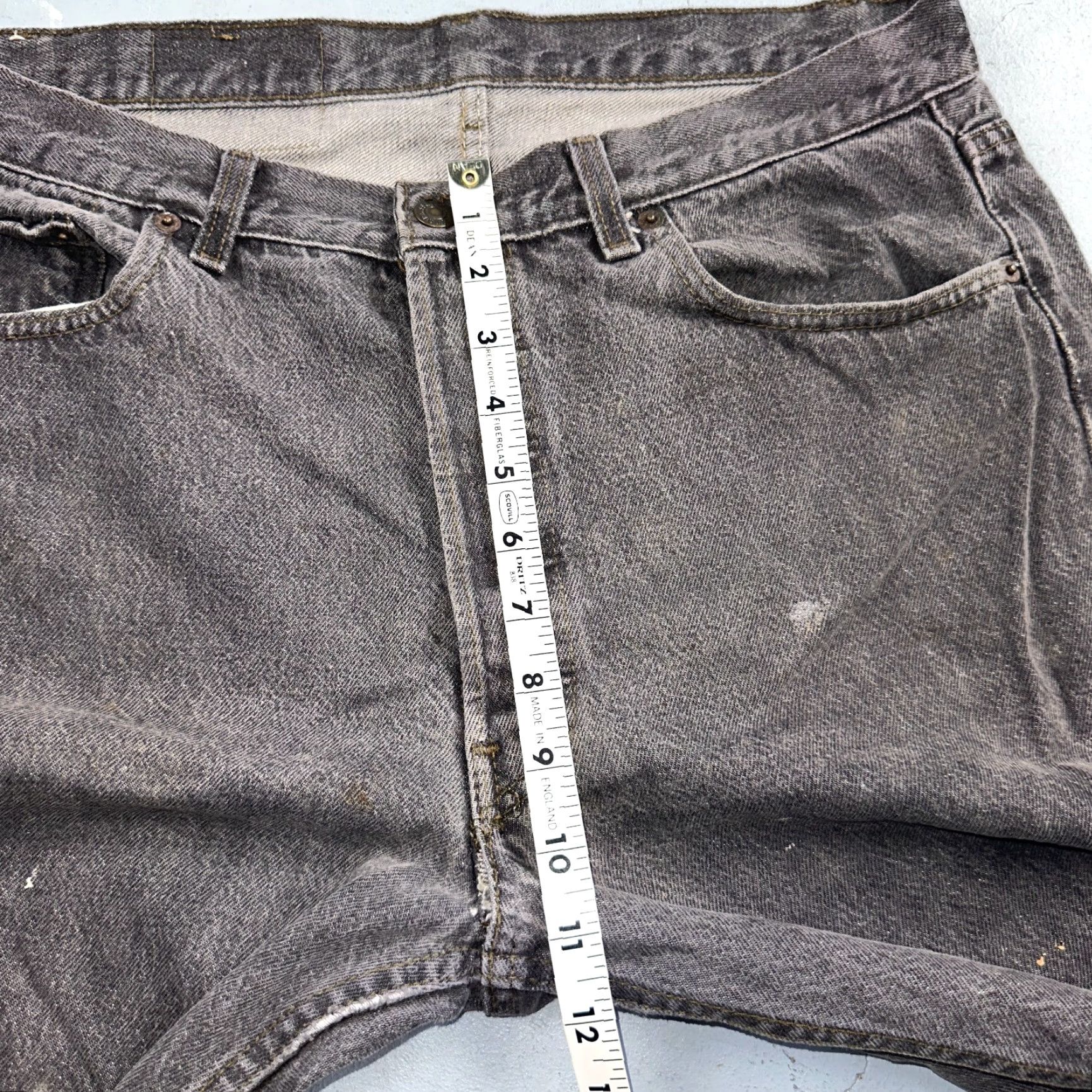 Levi's VINTAGE Levi's 501 Jeans Men 36x32 Straight Leg 80s USA Gray Light Wash Denim Classic Size US 36 / EU 52 - 6 Thumbnail