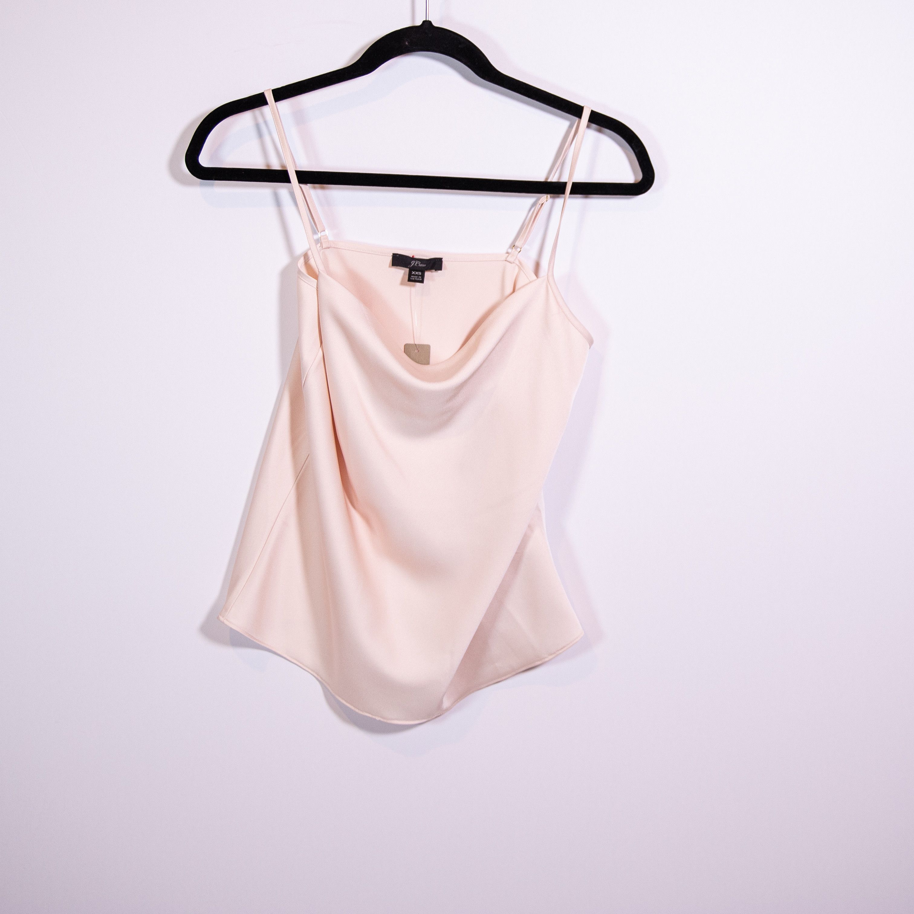 J.Crew NEW J. Crew Cowlneck Satin Sleeveless Size XXS / US 00 / IT 34 - 1 Thumbnail