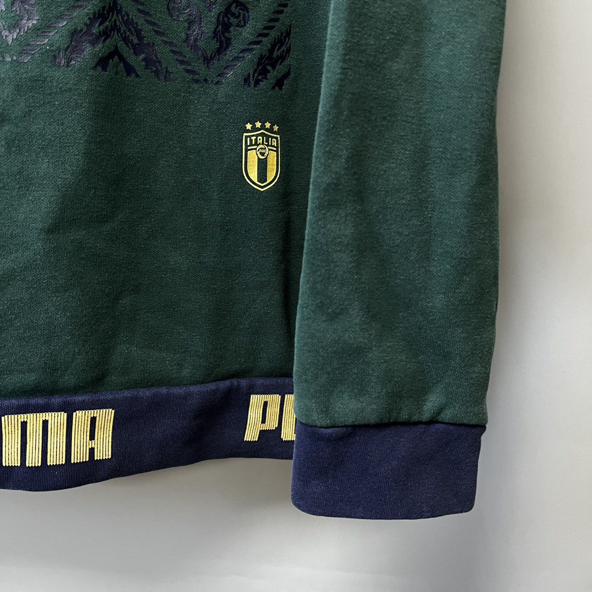 Puma Italy National Team Puma Crewneck Sweatshirt Soccer Football Size US XL / EU 56 / 4 - 6 Thumbnail