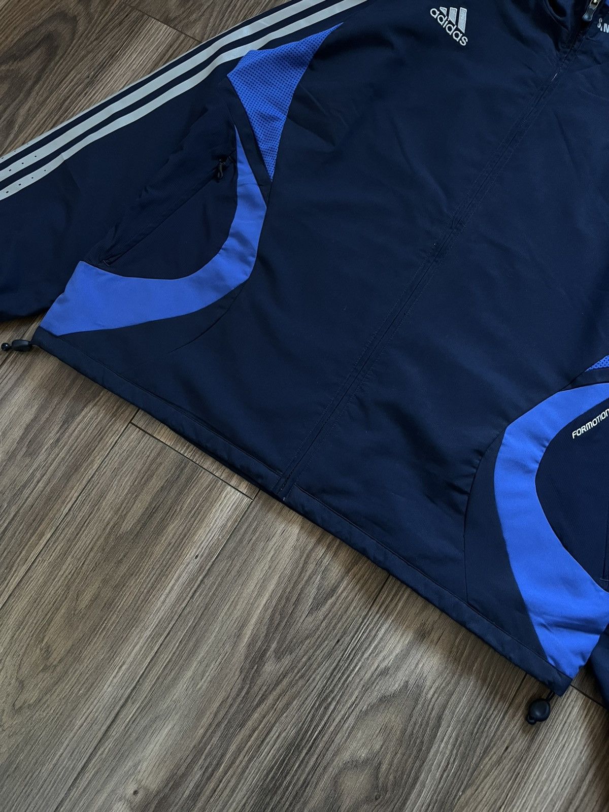 Vintage Chelsea 2006/2007 Football Soccer Track Jacket Dark Blue XL Size US XL / EU 56 / 4 - 5 Thumbnail