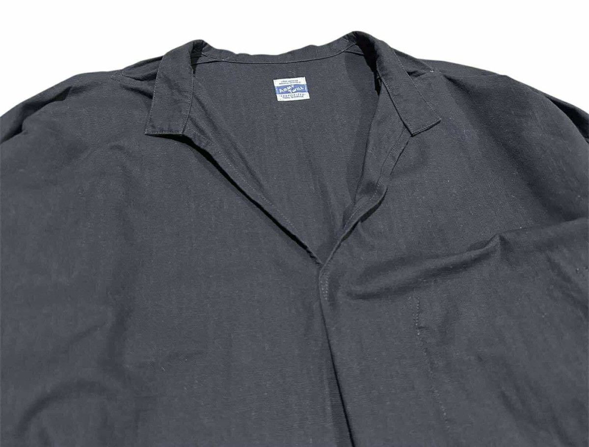 Japanese Brand 🔥Japanese Style Army Twill Oversized Skipper Shirt Pullover Size US XL / EU 56 / 4 - 5 Thumbnail