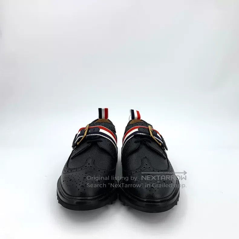 Thom Browne Thom Browne Black block carved striped fabric belt casual Size US 7 / EU 40 - 3 Thumbnail