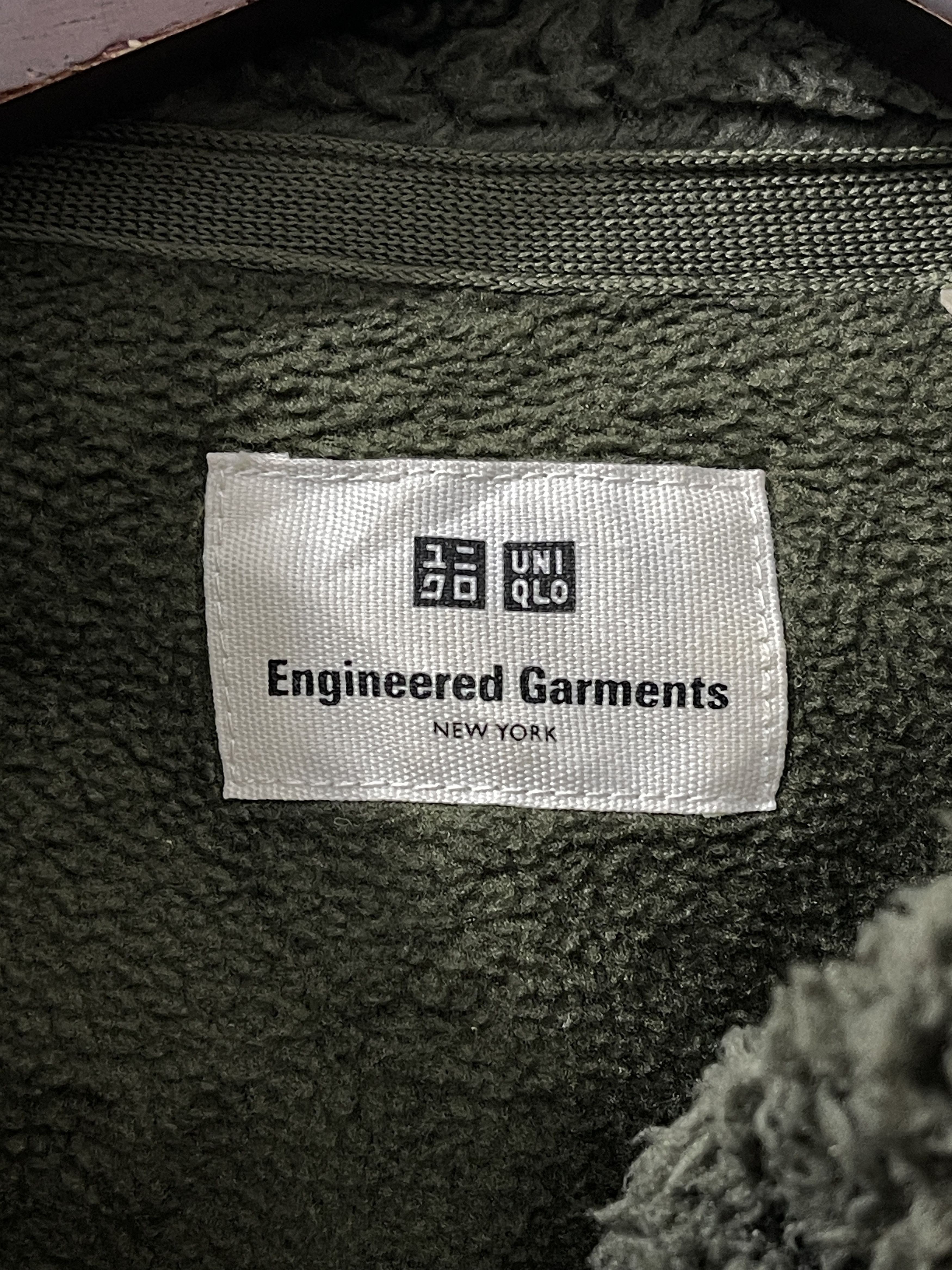 Engineered Garments × Uniqlo Enginereed Garments Uniqlo Rare Check Sherpa Jacket Size US XL / EU 56 / 4 - 5 Thumbnail