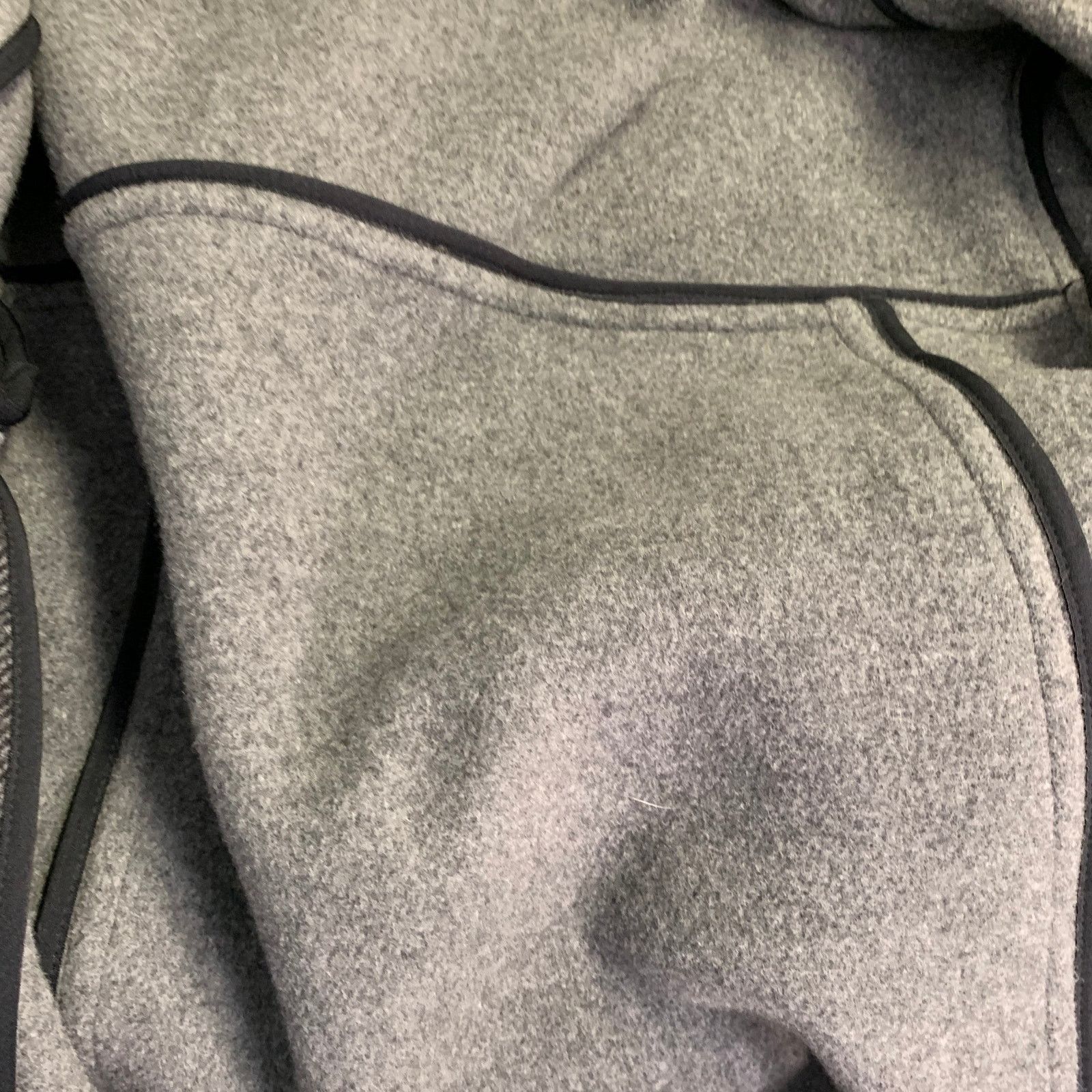 Calvin Klein Size S Black Charcoal Herringbone Toggle Closure Coat Size US S / EU 44-46 / 1 - 10 Thumbnail
