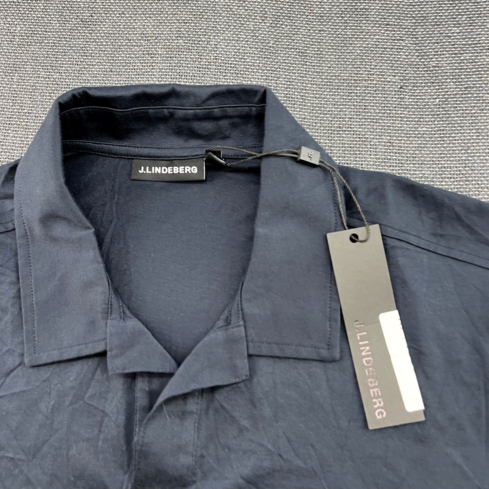 J.Lindeberg J. Lindeberg Polo Shirt Mens Small Black Short Sleeves Asher Open Collar Size US S / EU 44-46 / 1 - 6 Thumbnail