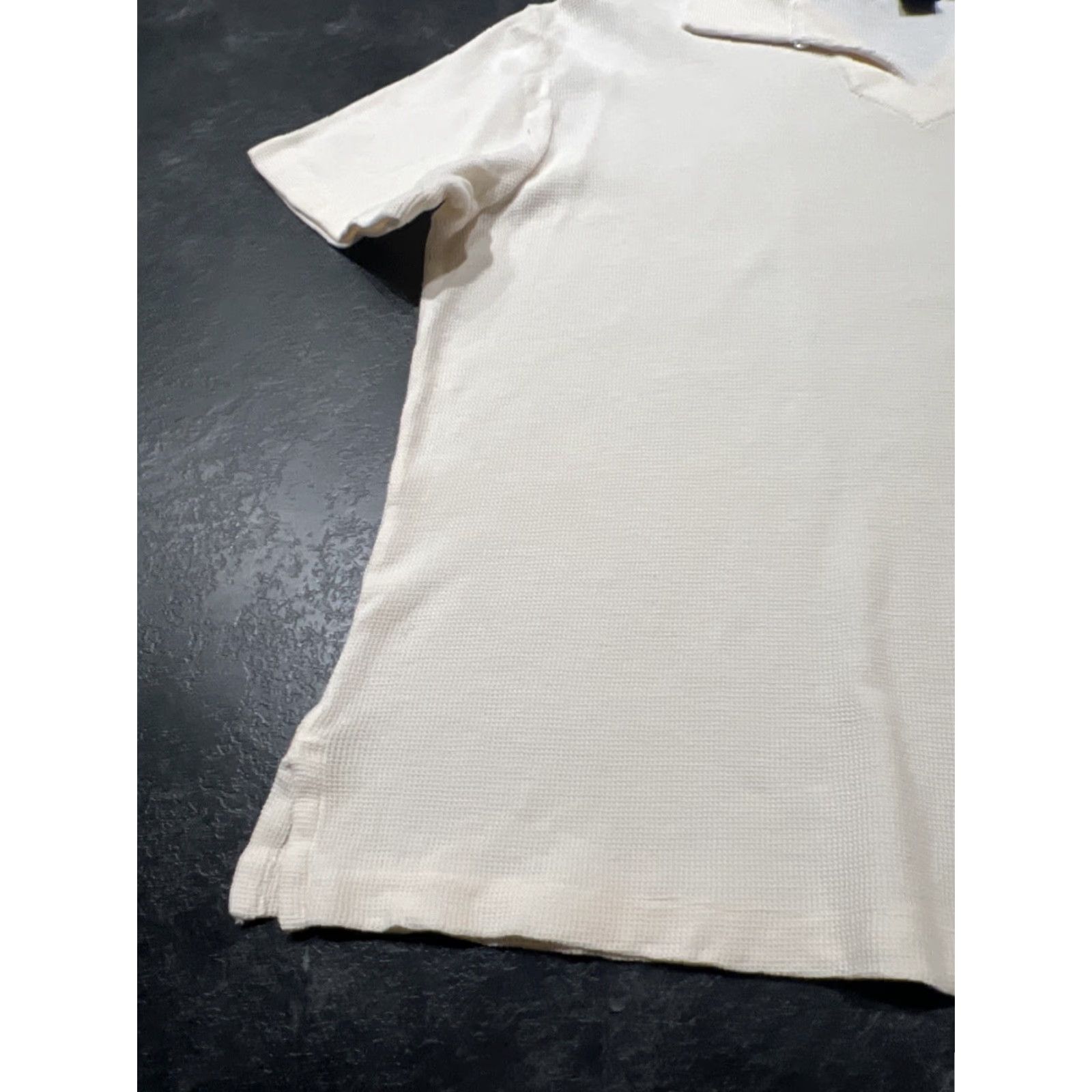 Polo Ralph Lauren POLO RALPH LAUREN VINTAGE CLUB WAFFLE KNIT SHIRT BEIGE LARGE MENS Size US L / EU 52-54 / 3 - 6 Thumbnail