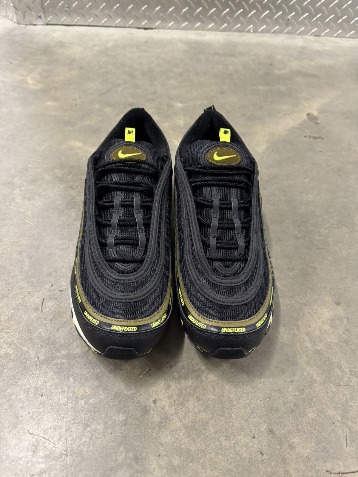 Nike Nike Air Max 97 Undefeated Black Volt Size 12 Size US 12 / EU 45 - 4 Thumbnail
