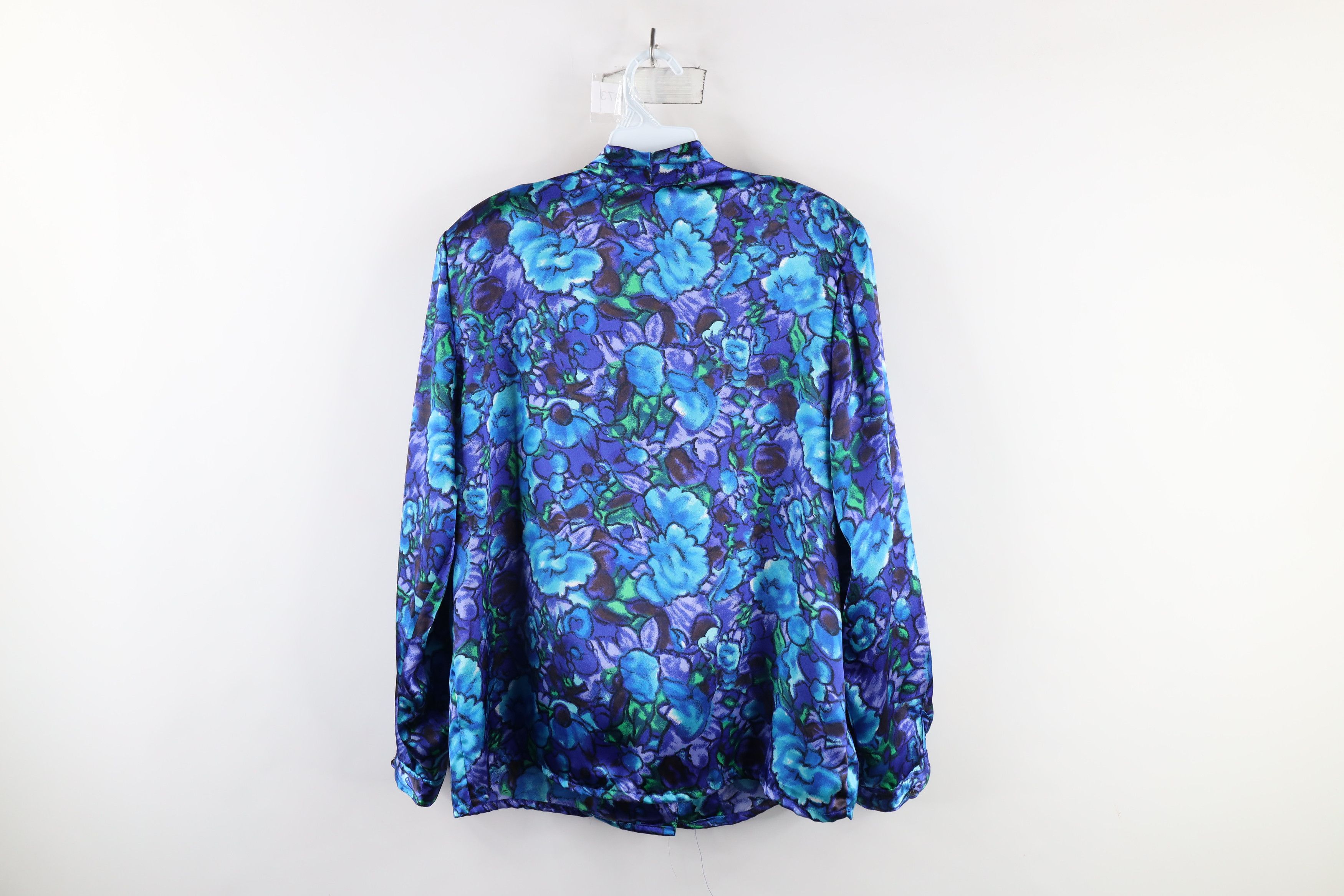 Vintage Vintage 90s Streetwear Flower Blazer Button Shirt USA Size XL / US 12-14 / IT 48-50 - 10 Thumbnail