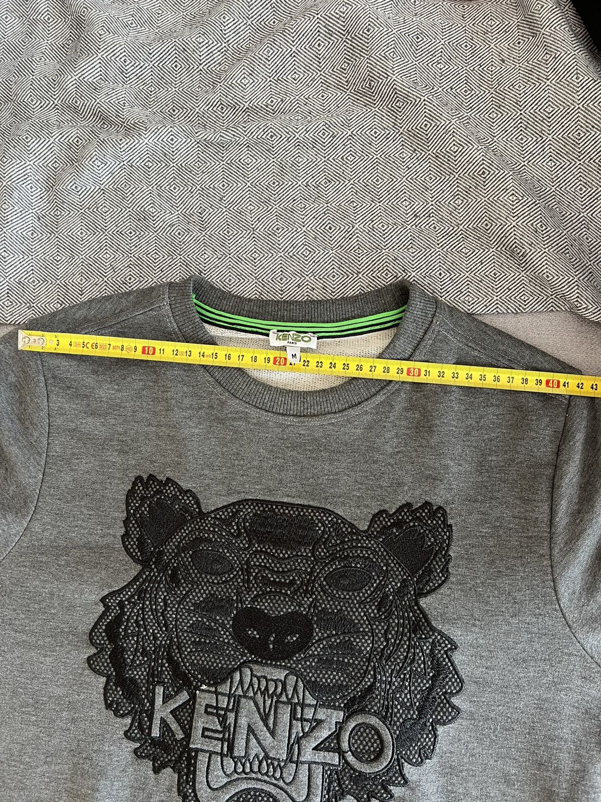 Kenzo 🔥 Kenzo big logo dark grey sweatshirt mens S Size US S / EU 44-46 / 1 - 8 Thumbnail