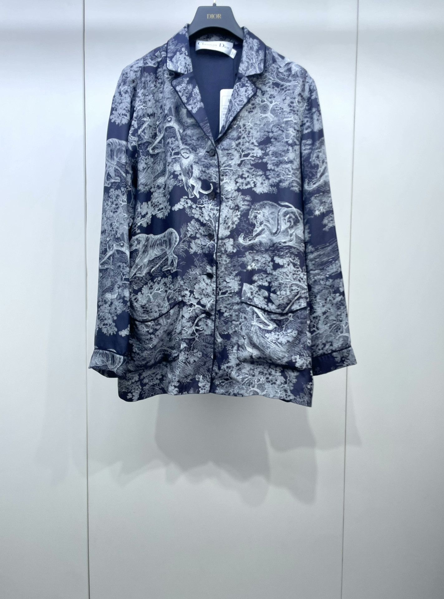 Dior Dior Jungle Animal Silk Top Size S / US 4 / IT 40 - 1 Thumbnail