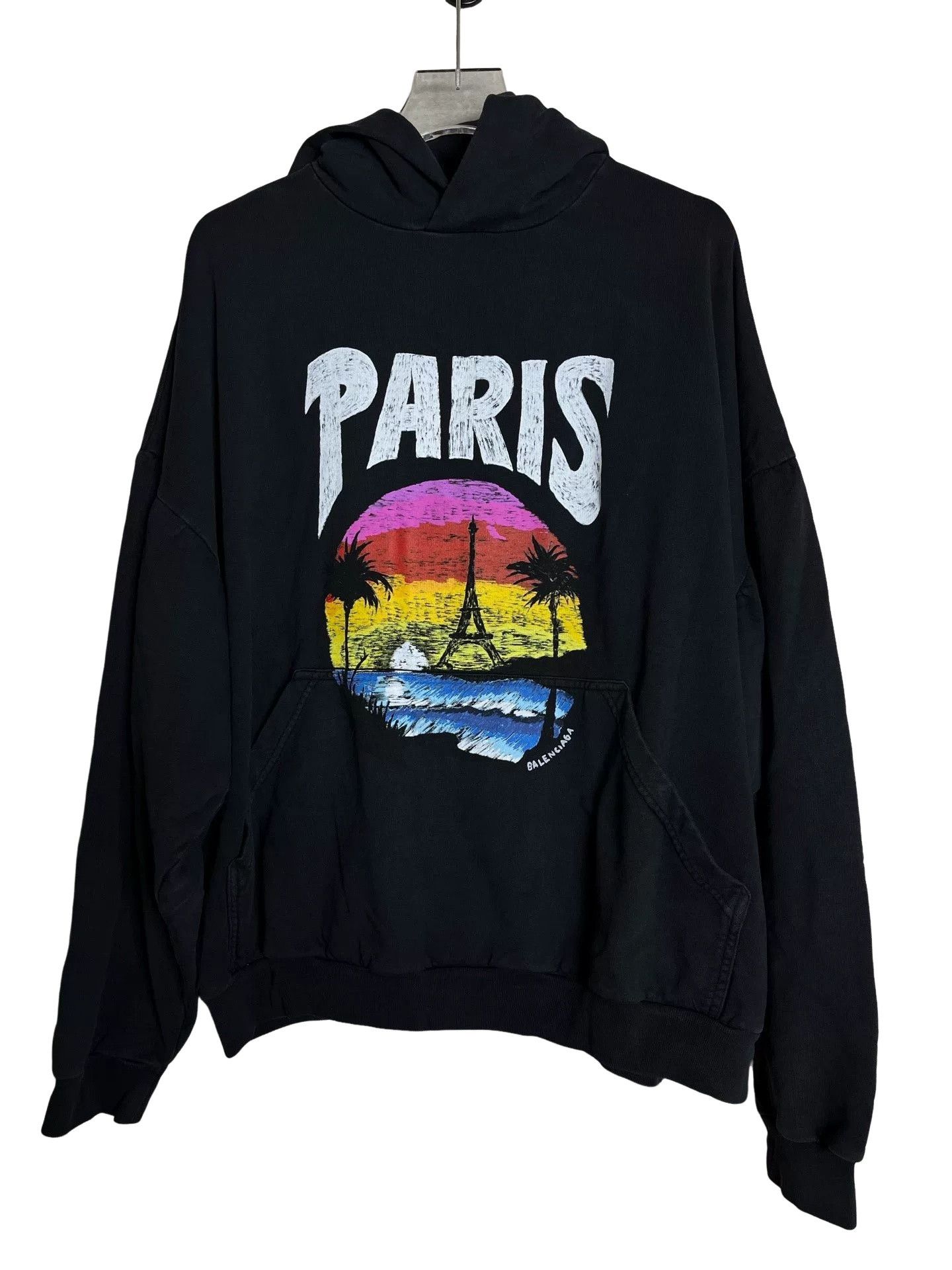 Balenciaga Balenciaga Tropical Print Hoodie Size 2 Size US M / EU 48-50 / 2 - 1 Thumbnail