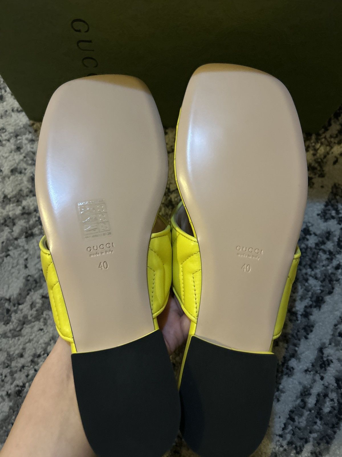 Gucci Gucci Double G Thong Sandal Flip Flop Acid Lime Size US 10 / IT 40 - 4 Thumbnail