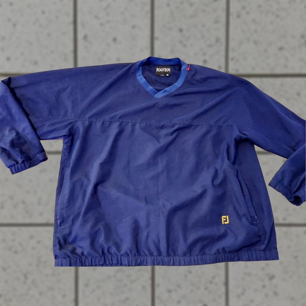 Footjoy FootJoy FJ Sweater Jacket XL Blue Mens Pullover Sweatshirt Golf Athletic Size US XL / EU 56 / 4 - 1 Thumbnail