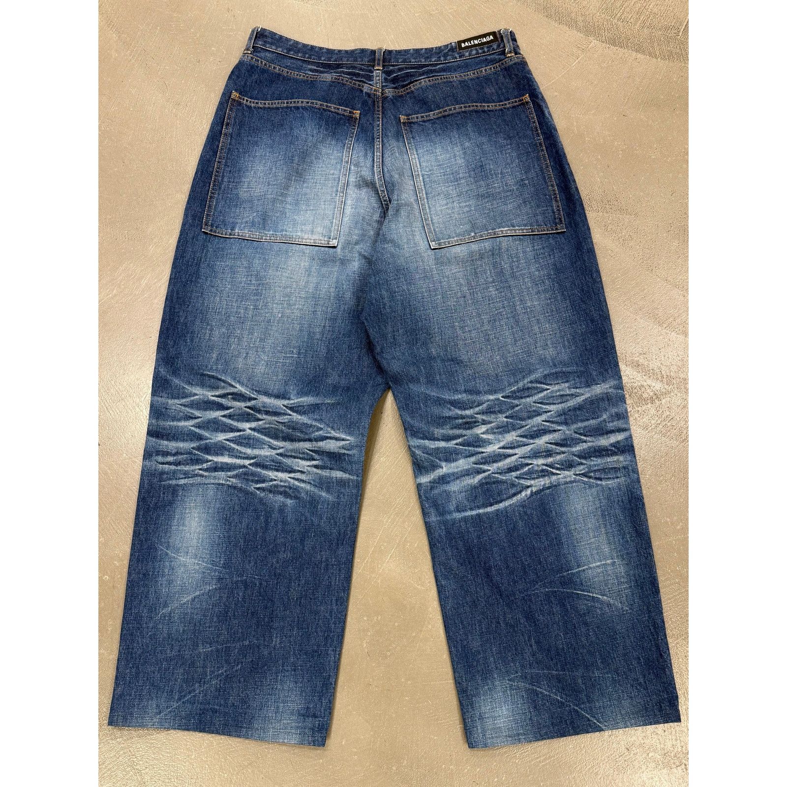 Balenciaga 2019 Balenciaga catwash oversized skater jeans Size US 36 / EU 52 - 3 Thumbnail