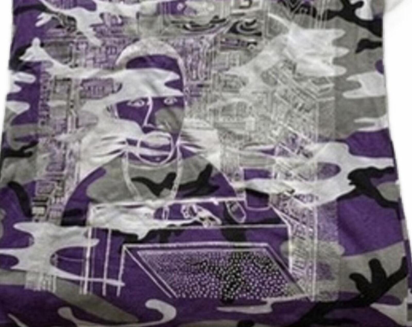 Dertbag Dertbag x Cam'Ron Puters' Putin' Purple Camo T-Shirt Size M Size US M / EU 48-50 / 2 - 5 Thumbnail
