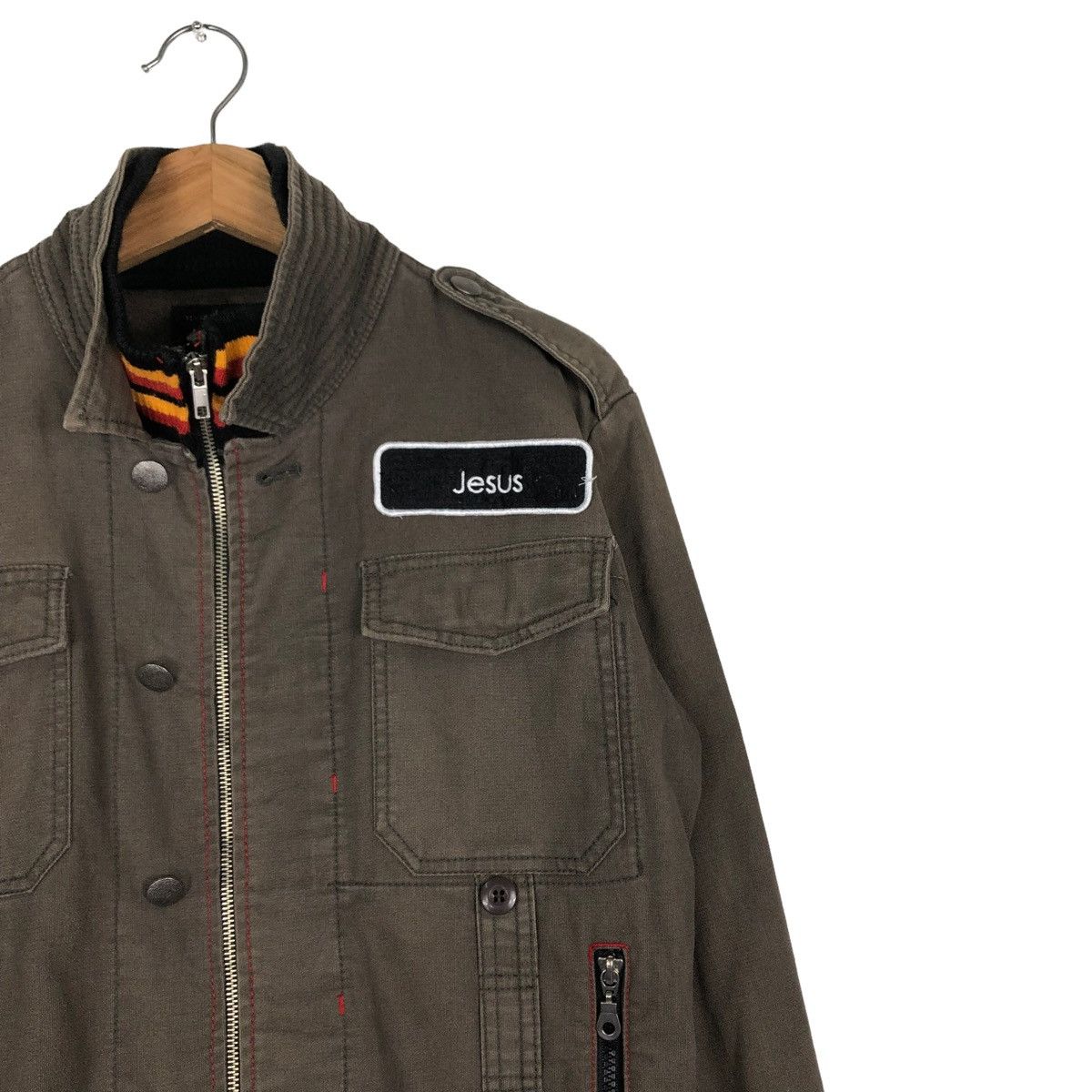 Japanese Brand VINTAGE BIKER WORK JACKET POWER TO THE PEOPLE BLACK LABEL Size US M / EU 48-50 / 2 - 4 Thumbnail