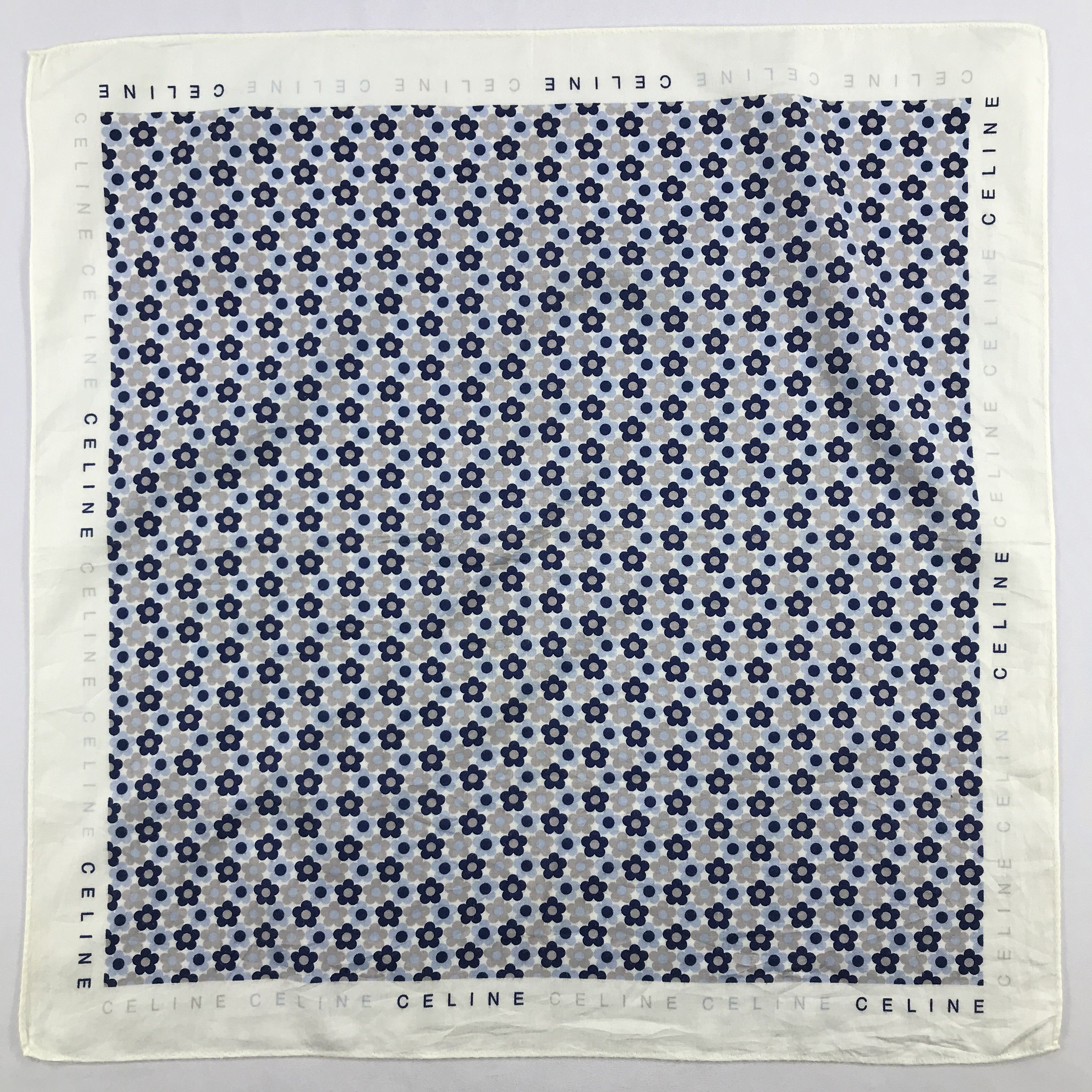Celine × Vintage Celine Bandana / Handkerchief / Neckerchief - S2681 Size ONE SIZE - 1 Thumbnail