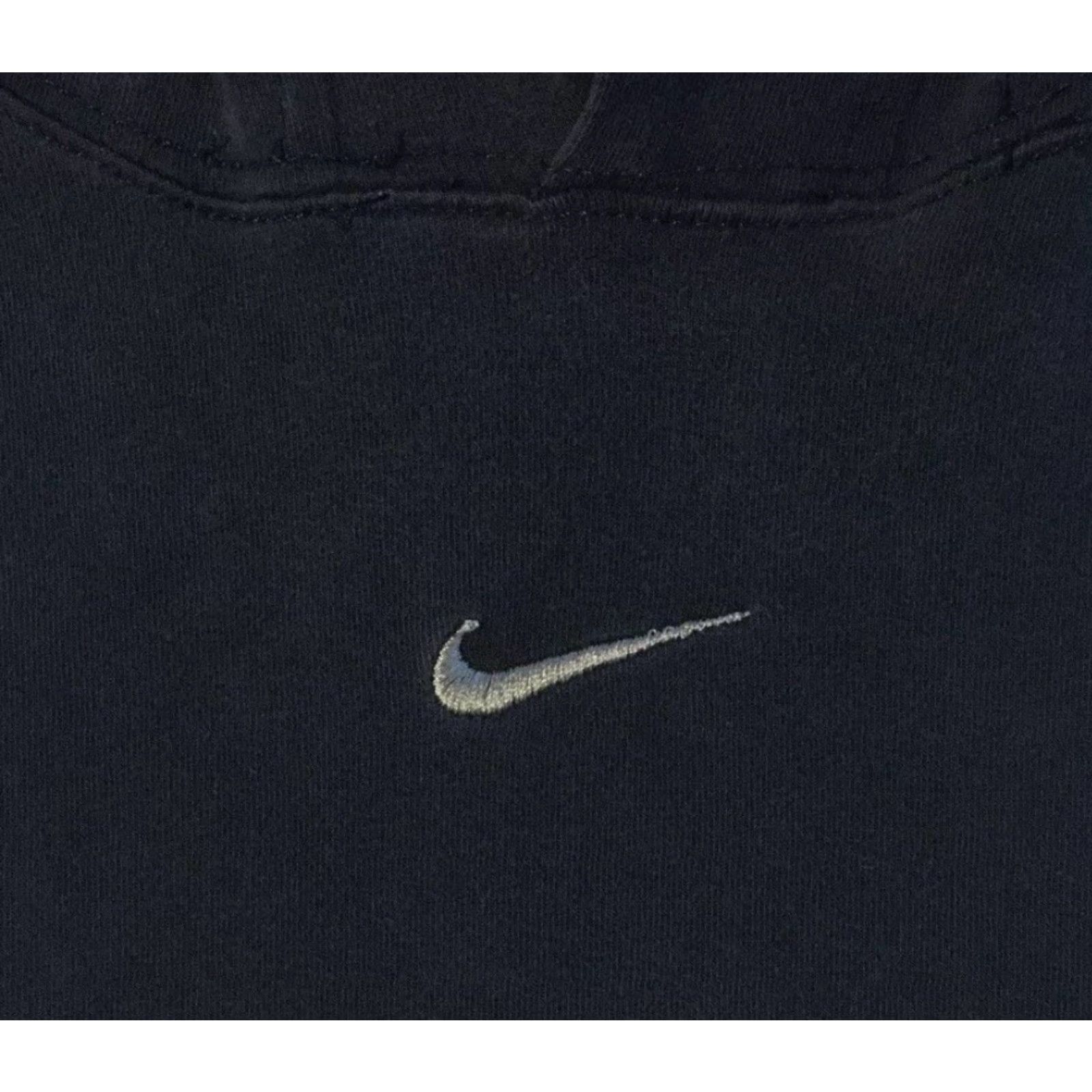 Nike VINTAGE Nike Faded Distress Center Swoosh Hoodie Shirt L Travis Scott Hip Hop Grunge Size US L / EU 52-54 / 3 - 3 Thumbnail