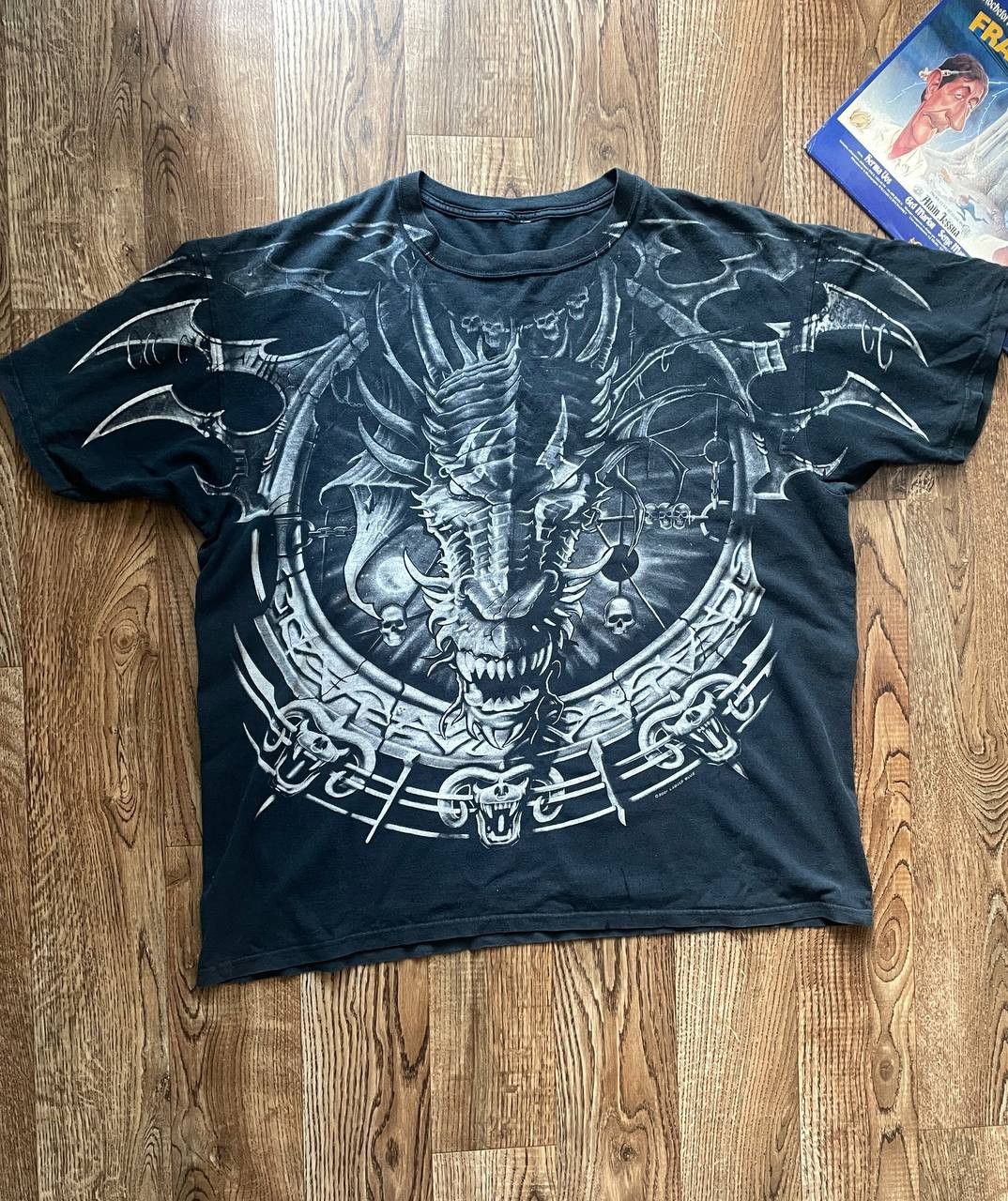 Liquid Blue vintage Liquid Blue t shirt Dragon like mosquitohea Size US XL / EU 56 / 4 - 1 Thumbnail