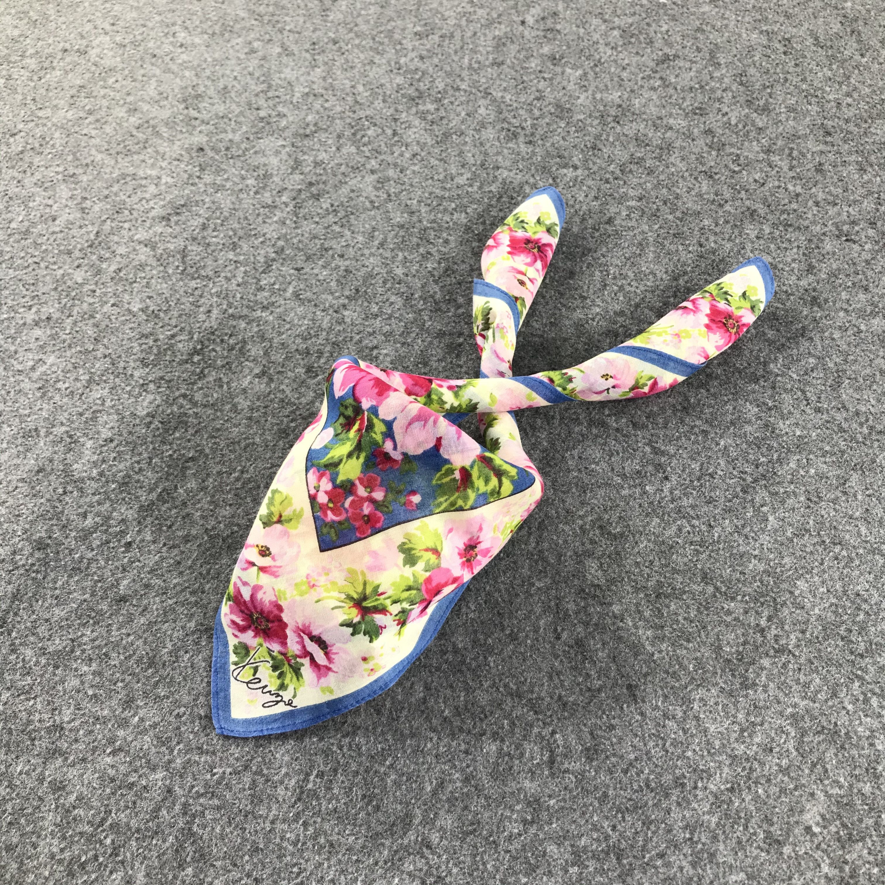 Kenzo Kenzo Floral Handkerchief Neckerchief Bandana H433 Size ONE SIZE - 2 Thumbnail