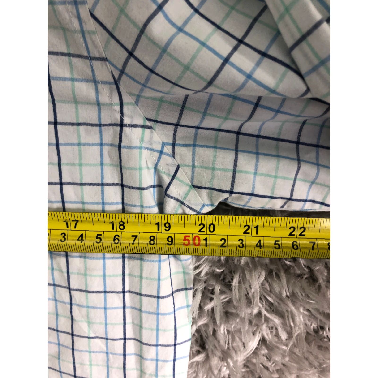 Croft & Barrow Croft & Barrow Mens Size S White Striped Long Sleeve Button Down Collar Shirt Size US S / EU 44-46 / 1 - 5 Thumbnail