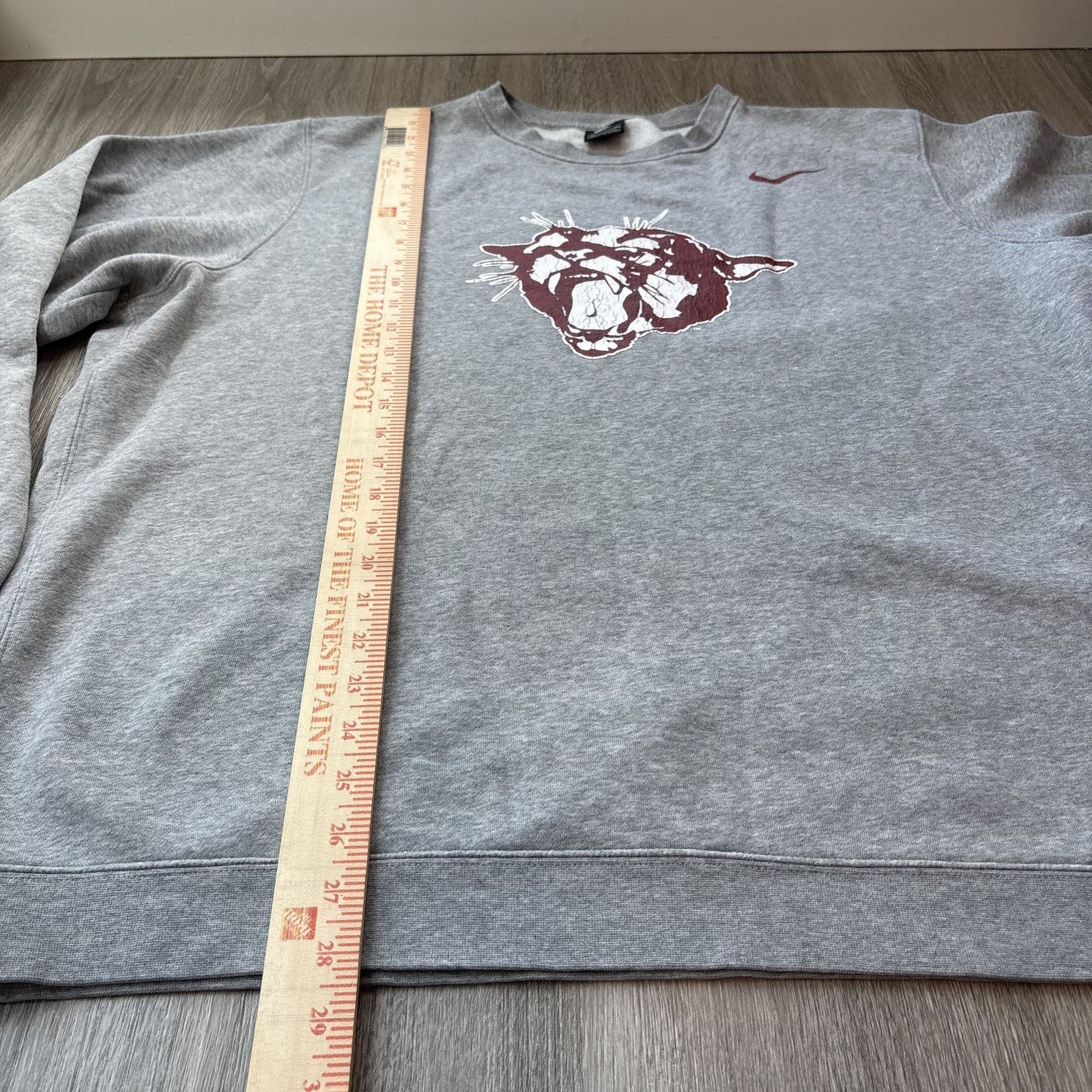 Nike Nike Men's Cougar Mascot Sweatshirt Crew Neck Fleece XXL Size US XXL / EU 58 / 5 - 5 Thumbnail