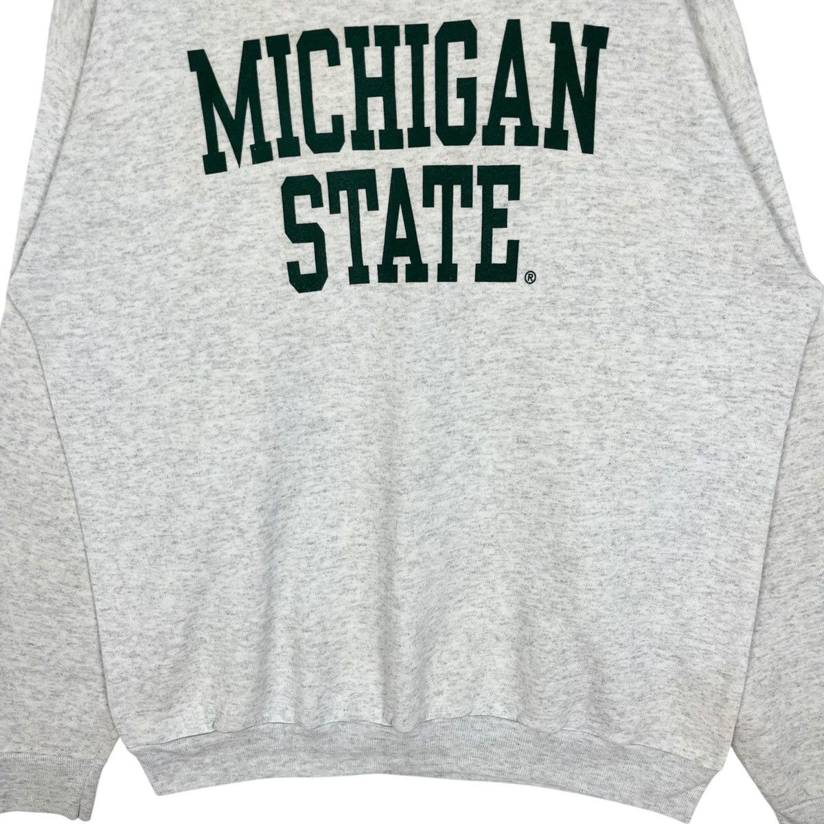 NCAA × Vintage Vintage 90s Michigan State University Sweatshirt Size US XL / EU 56 / 4 - 4 Thumbnail