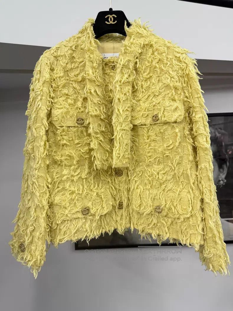 Chanel Chanel Chick yellow tassel tie jacket Size XS / US 0-2 / IT 36-38 - 1 Thumbnail