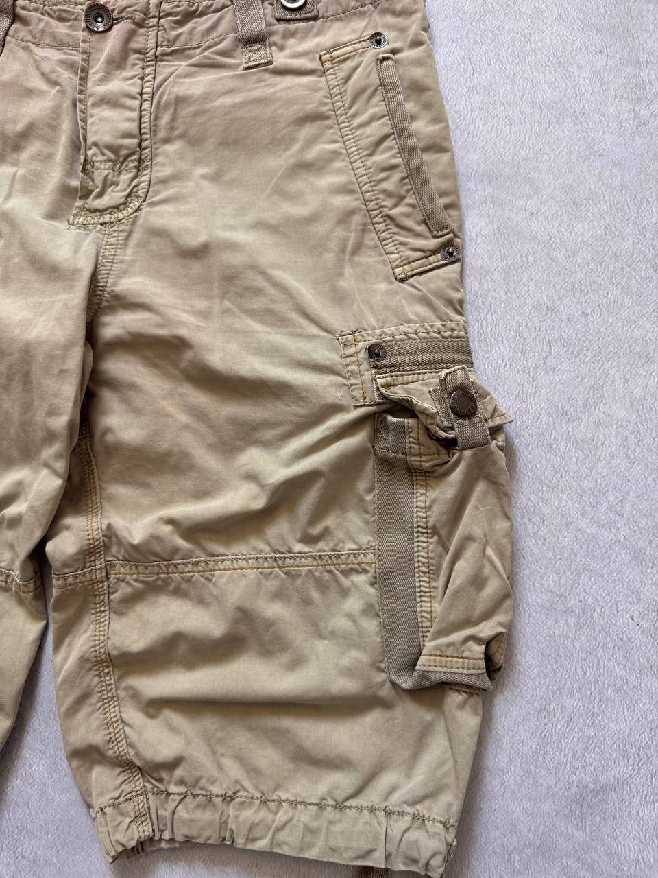 Alpha Industries Alpha Industries Cargo Shorts Faded Dirty Military Style Size US 32 / EU 48 - 7 Thumbnail