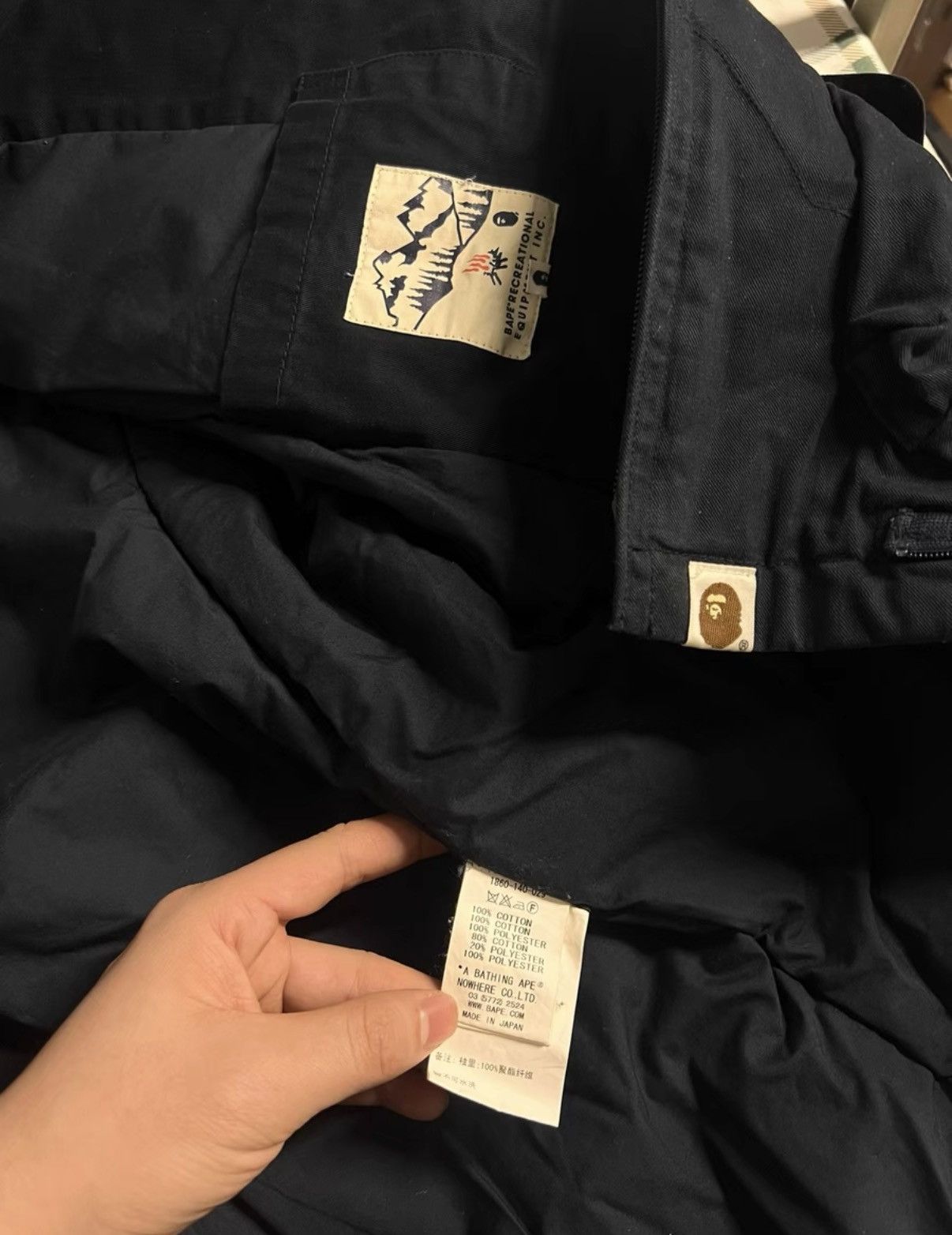 Bape BAPE OG Nigo era black four-pocket jacket Size US M / EU 48-50 / 2 - 4 Thumbnail
