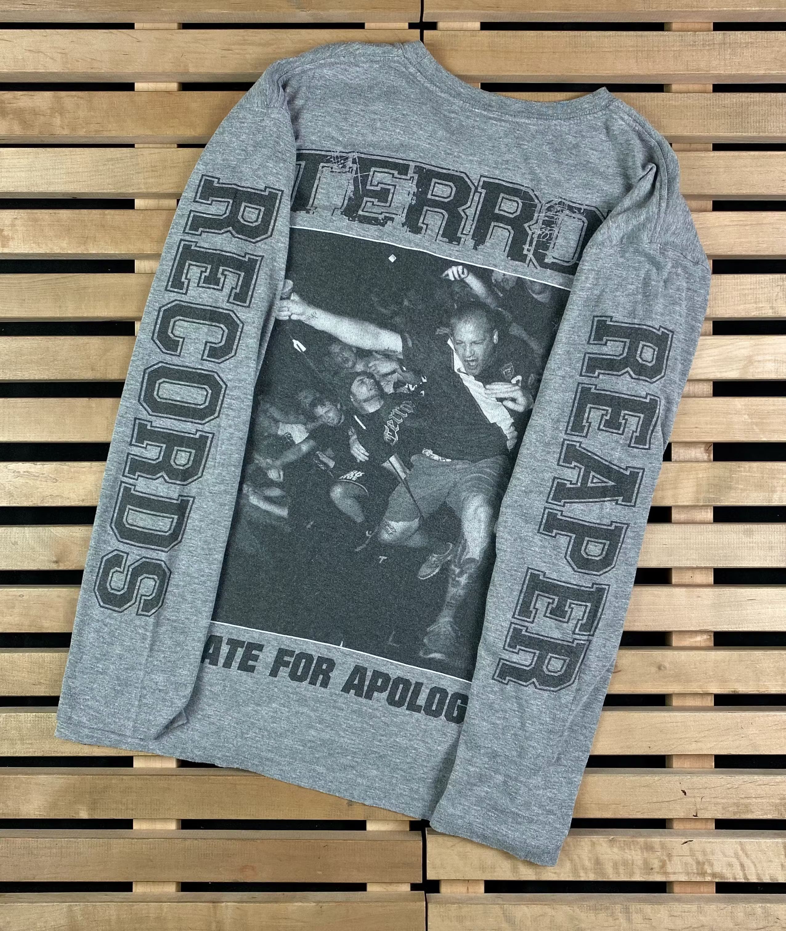 Band Tees × Rap Tees × Vintage Mens Sweatshirt Long Sleeve Terror Reaper Vintage Size M Size US M / EU 48-50 / 2 - 8 Thumbnail