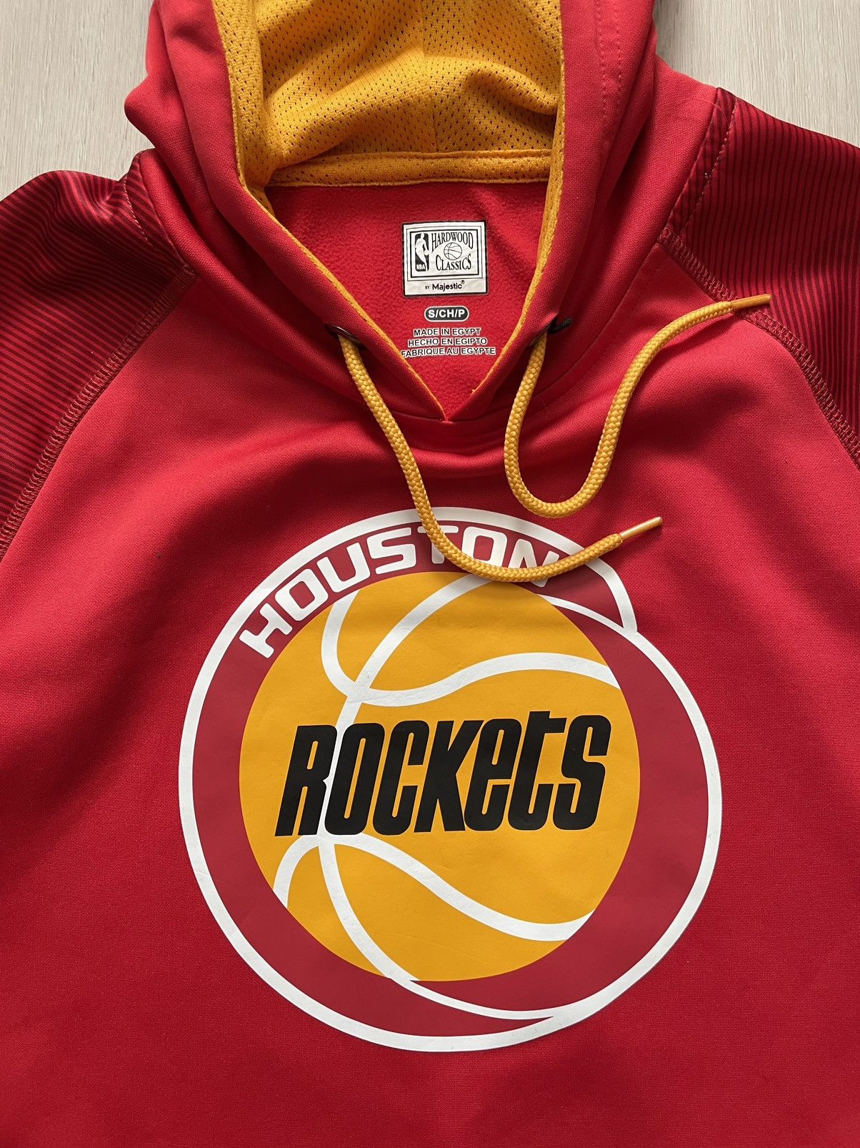 Mitchell & Ness Houston Rockets NBA Hardwood Classics Majestic Hoodie Sz S Size US S / EU 44-46 / 1 - 2 Thumbnail