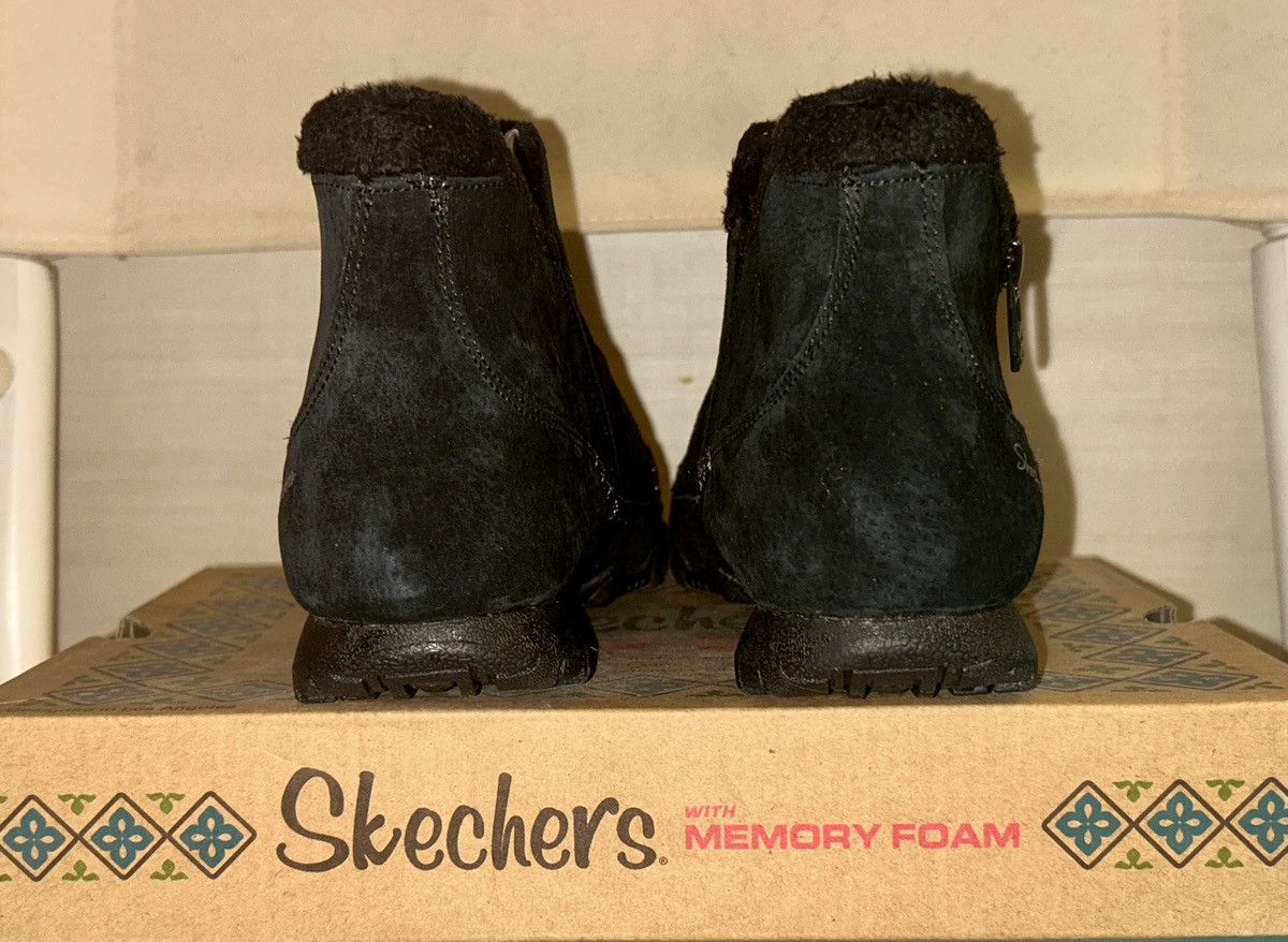 SKECHERS Skechers “Biker MC” Earthy Chic Black Suede Boot Size 9 NIB Size US 9 / IT 39 - 6 Thumbnail