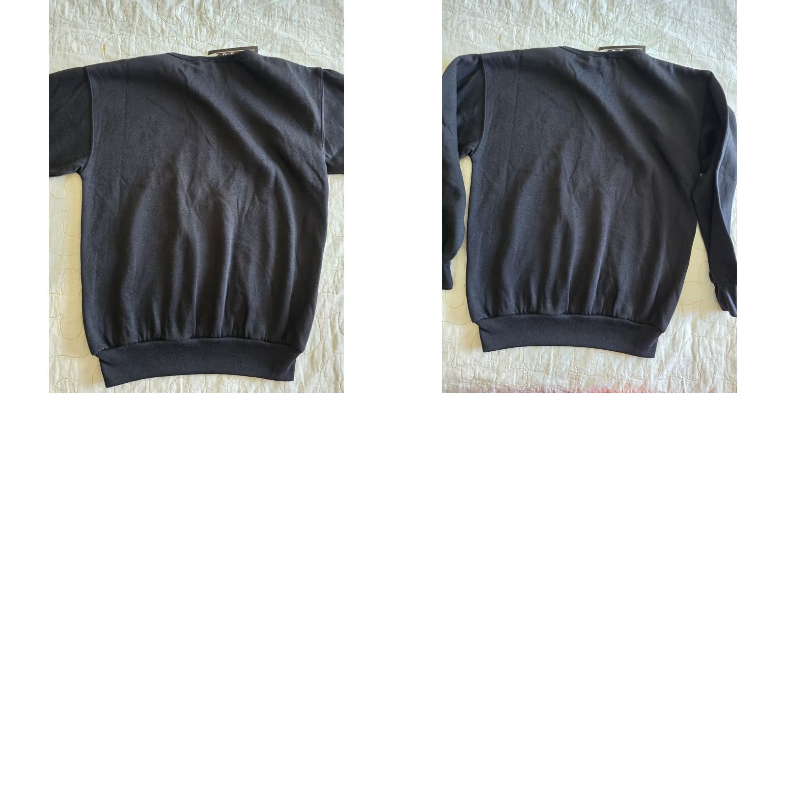 Asics Vintage Trend Basics Black Sweatshirt Womens Small NOS 80s 90s Crew Neck 1/4 Button Pullover Long Sleeve Regular Fit Easy Care Mens Womens Girls Boys Size S / US 4 / IT 40 - 8 Thumbnail